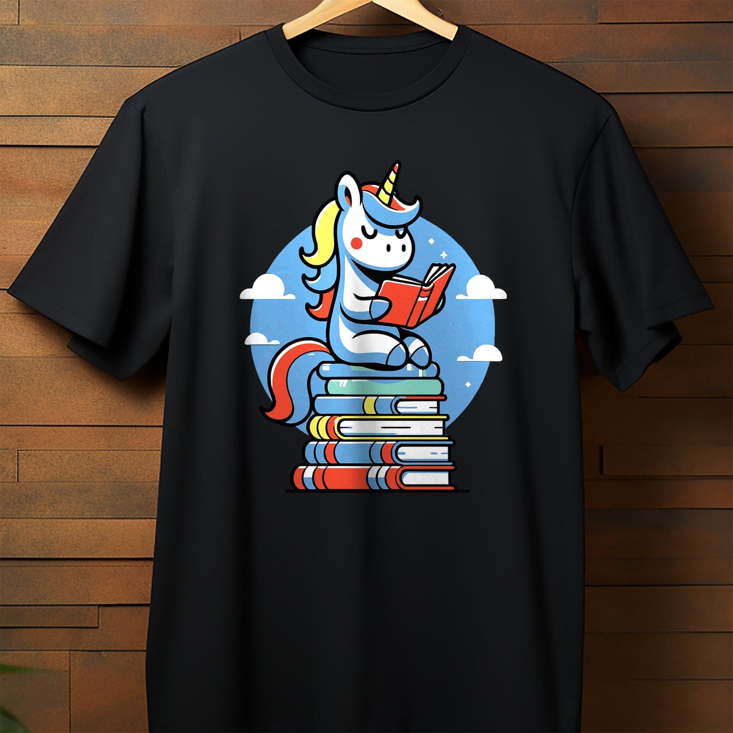 Unicorn Reading T-shirt