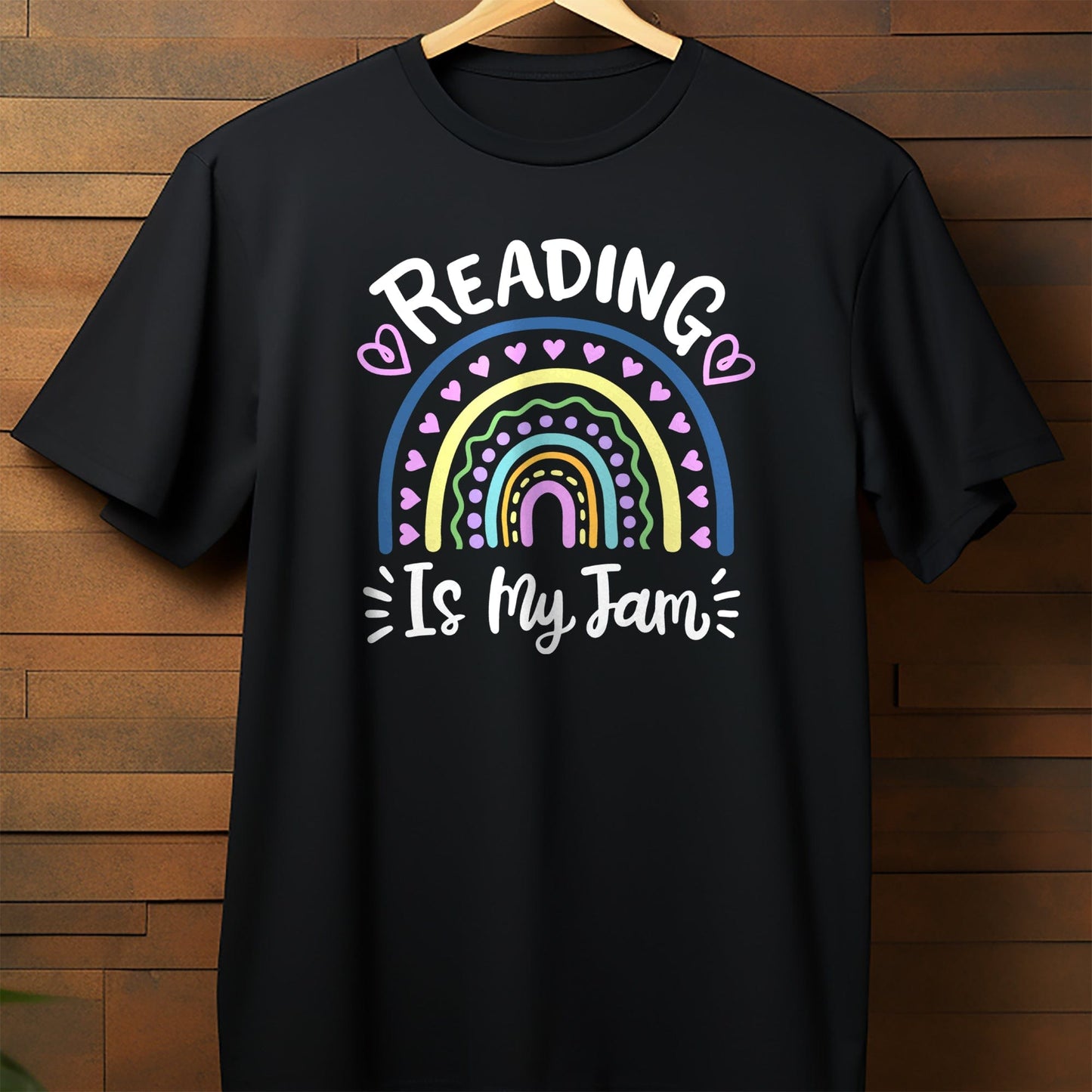 Reading Jam Rainbow  Kids Tee