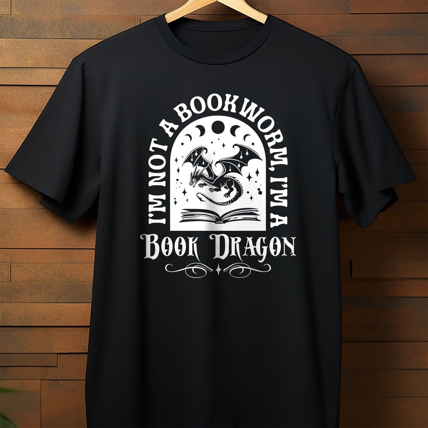 Not a Bookworm Im a Book Dragon 3 T-Shirt