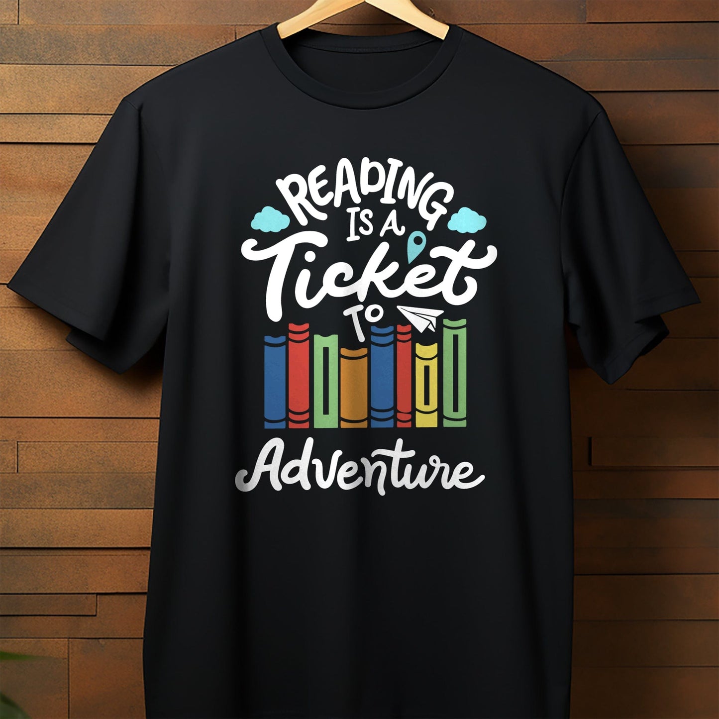 Reading Ticket Adventure  Kids Tee