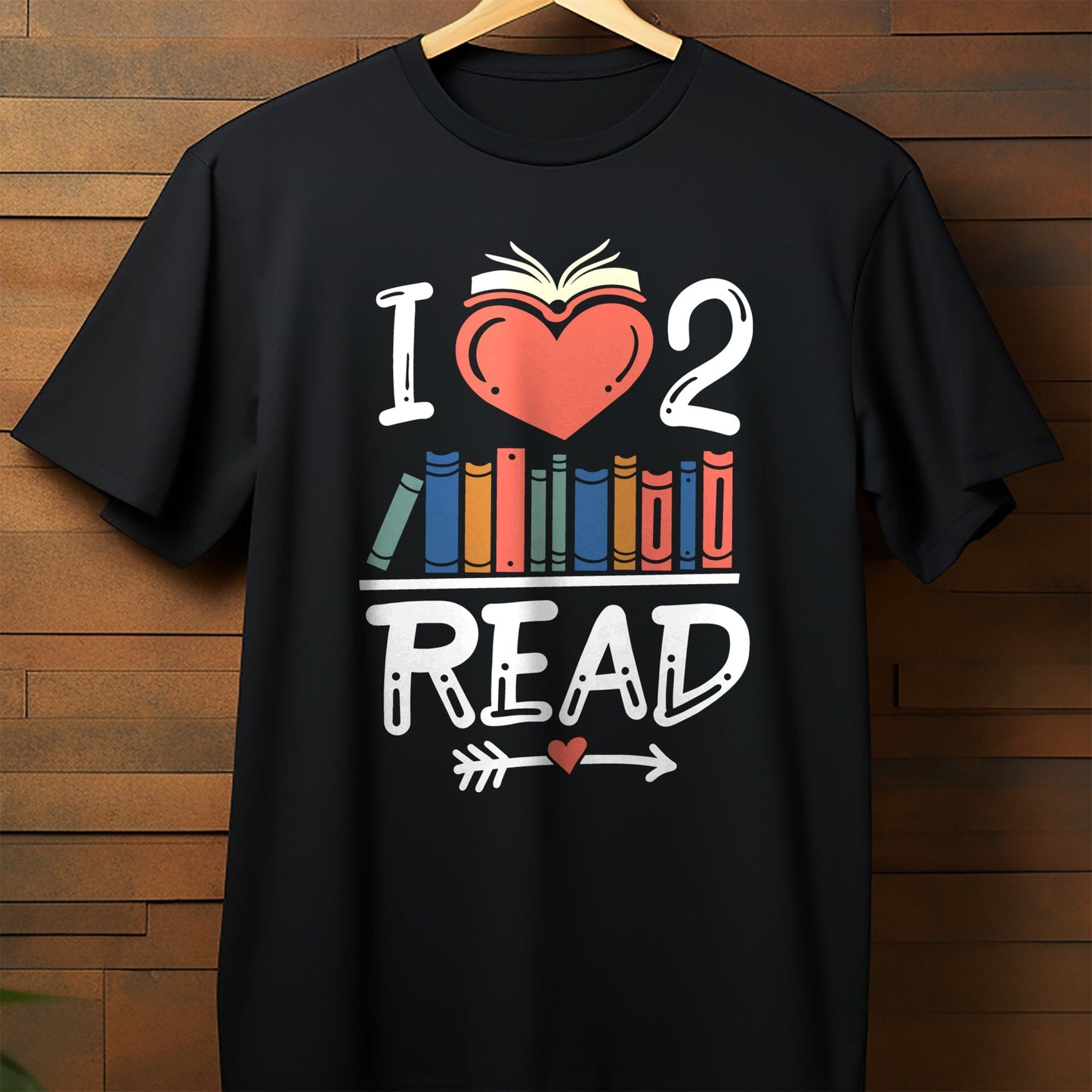 I Love 2 Read  Kids Tee