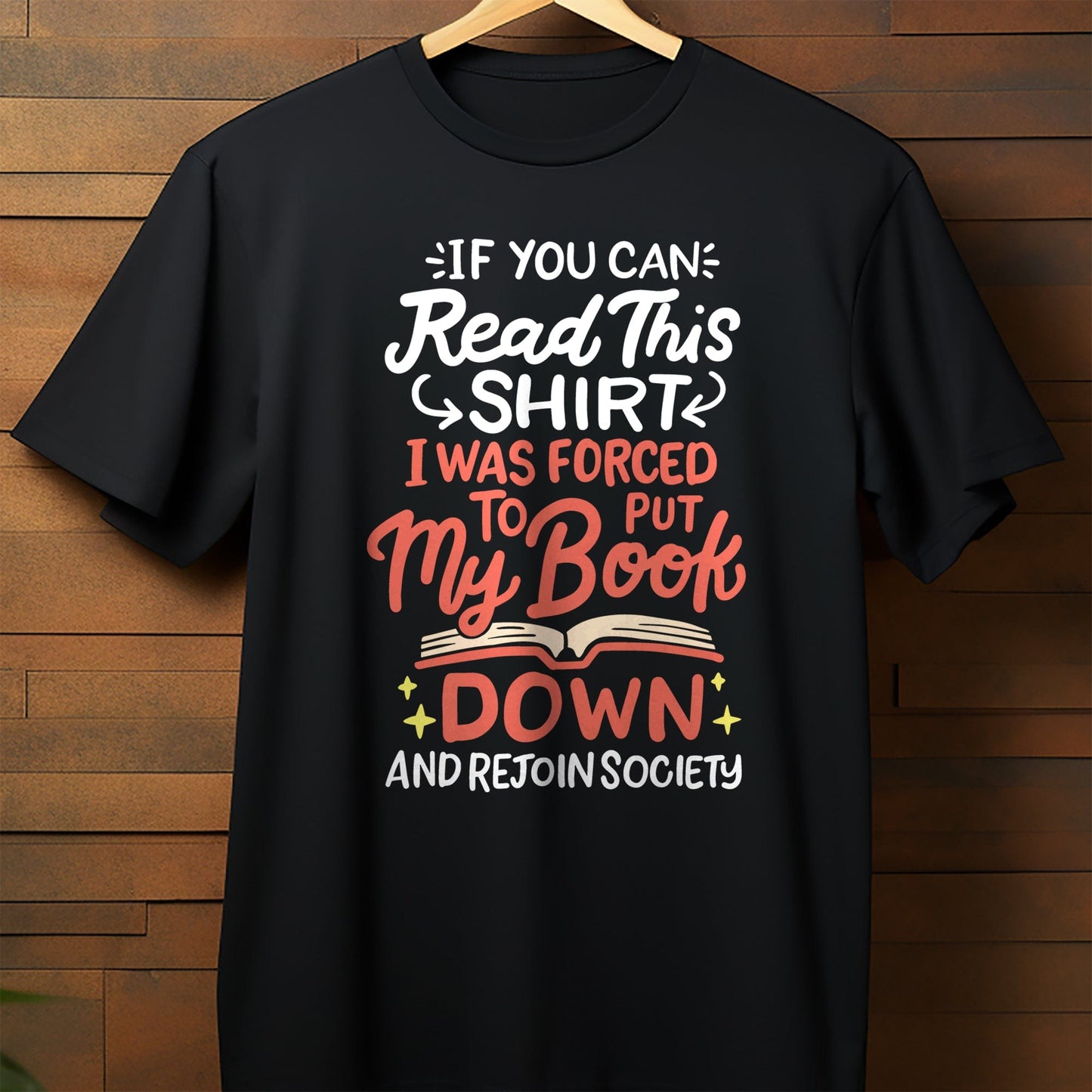 Forced to Put My Book Down Kids Tee