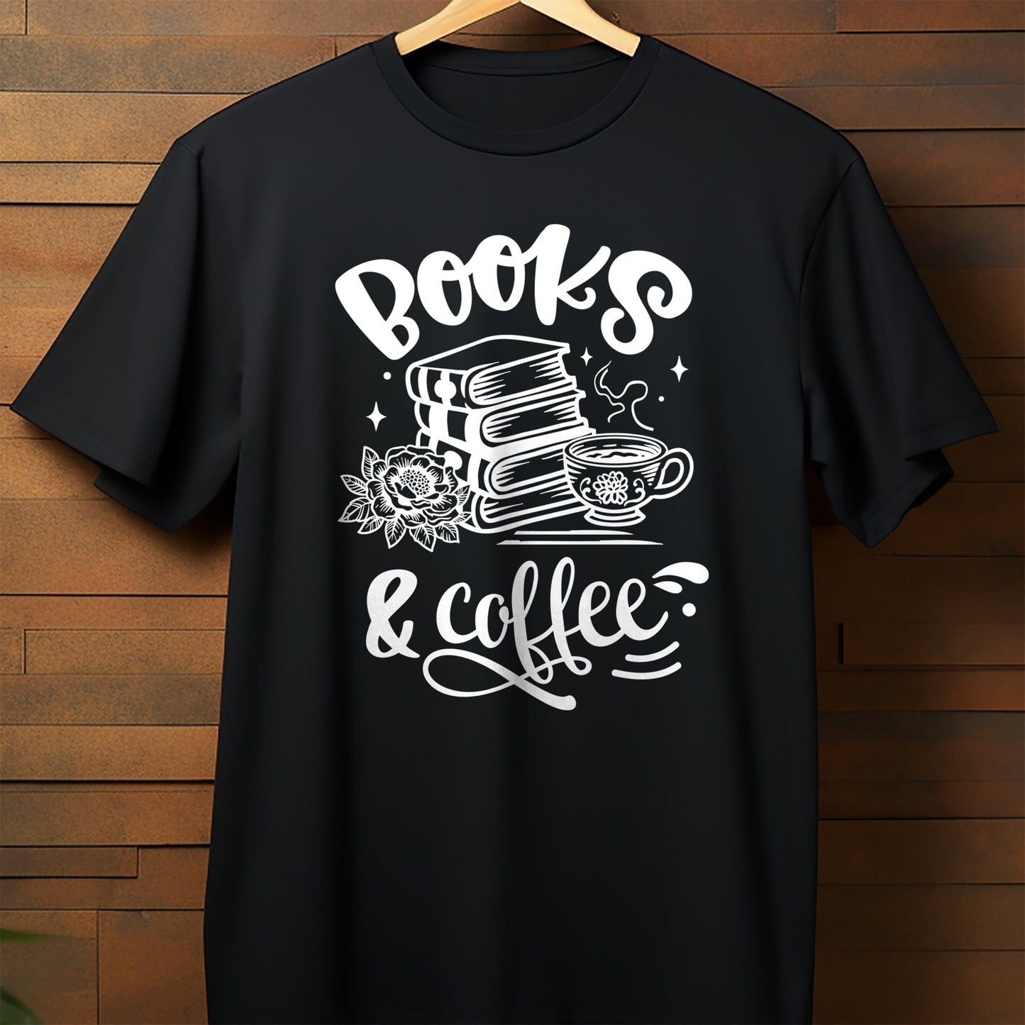 Books and Coffee T-Shirt
