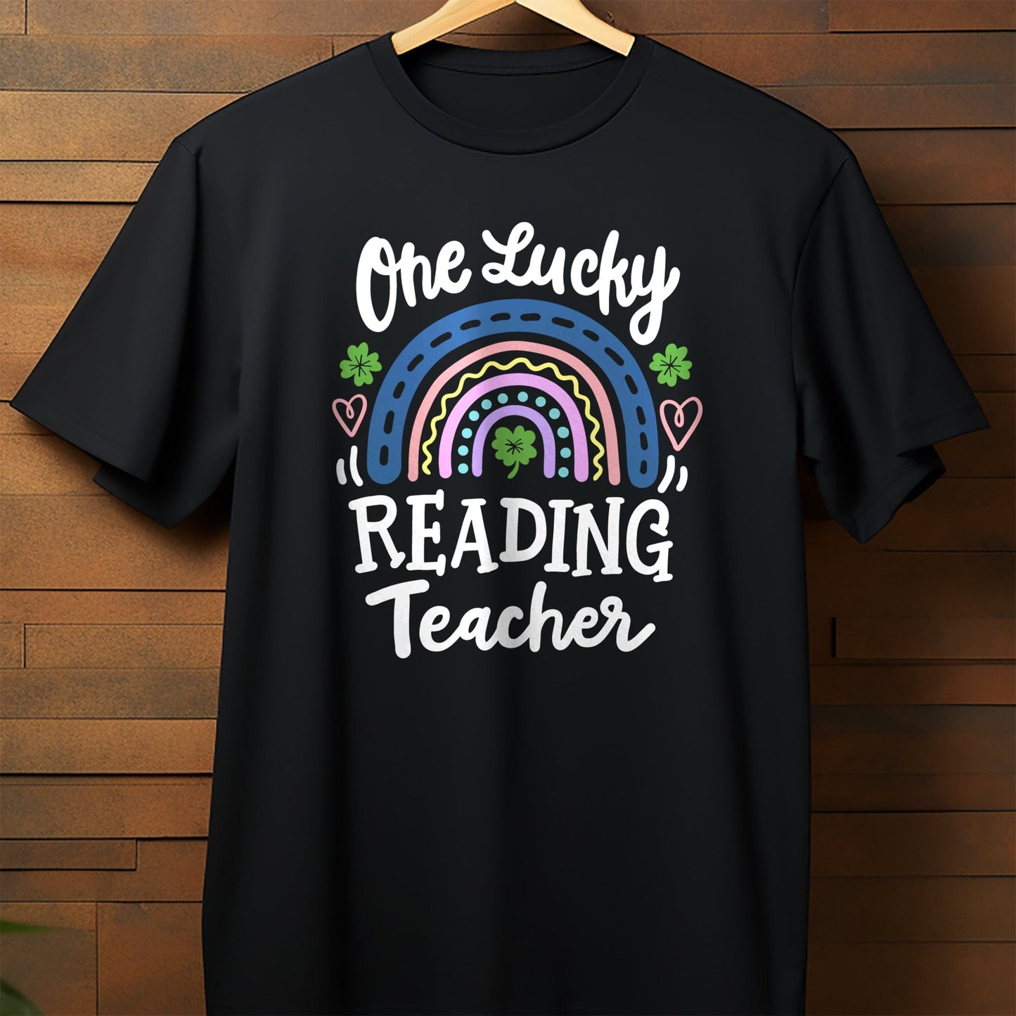 Lucky Reading Teacher T-shirt