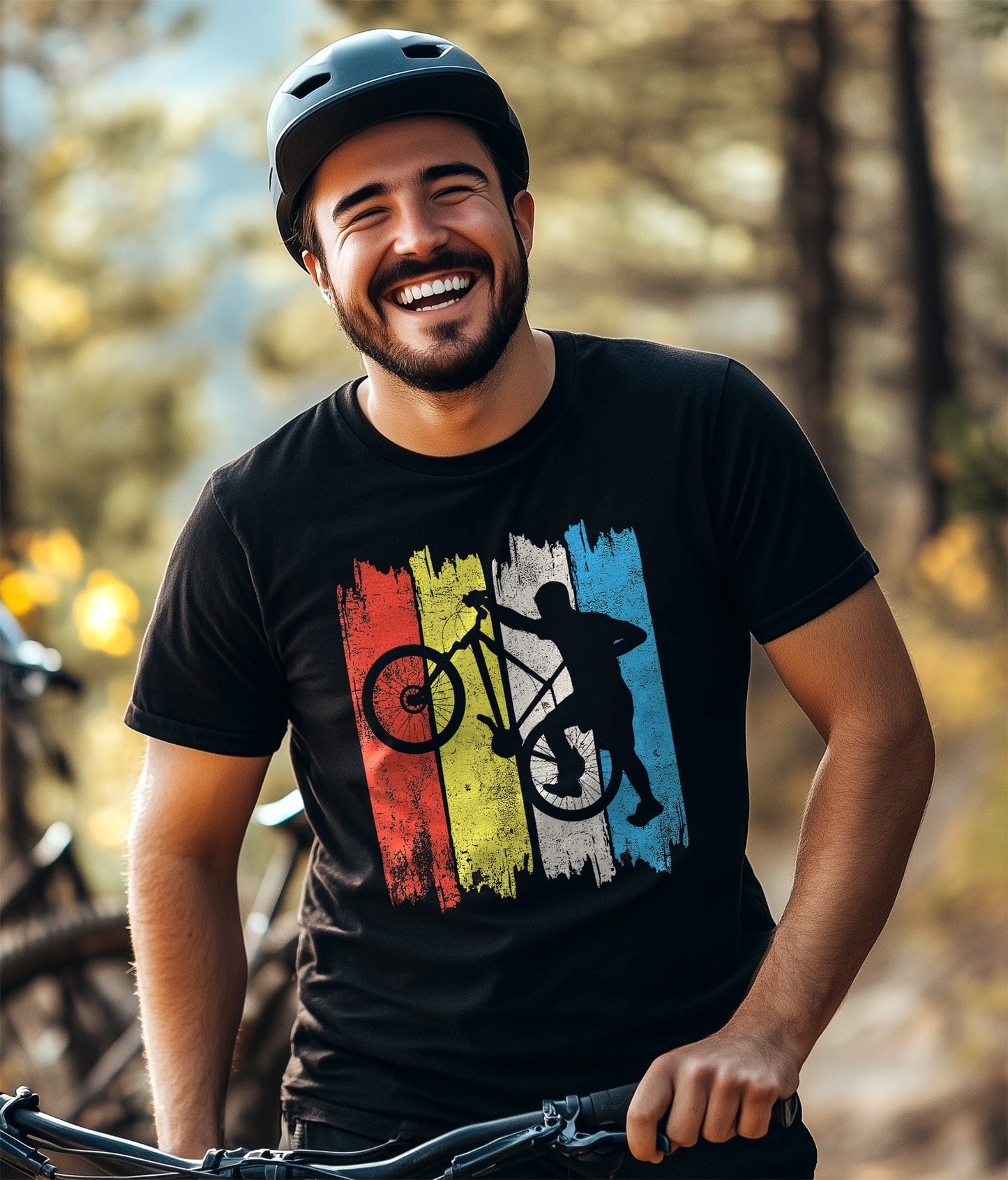 Cycling T-shirt Silhouette