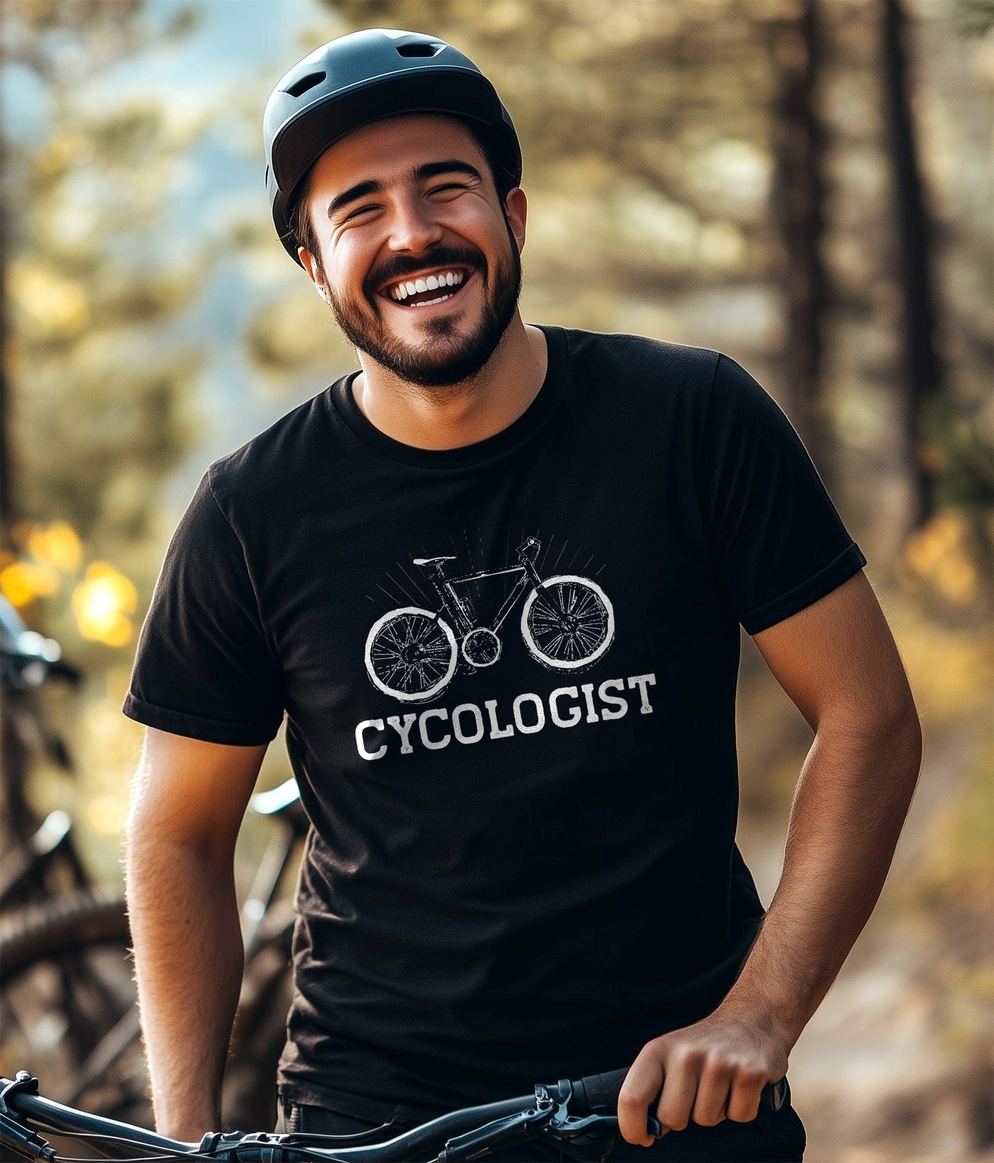 Cycling (218) T-Shirt - Pedal Power