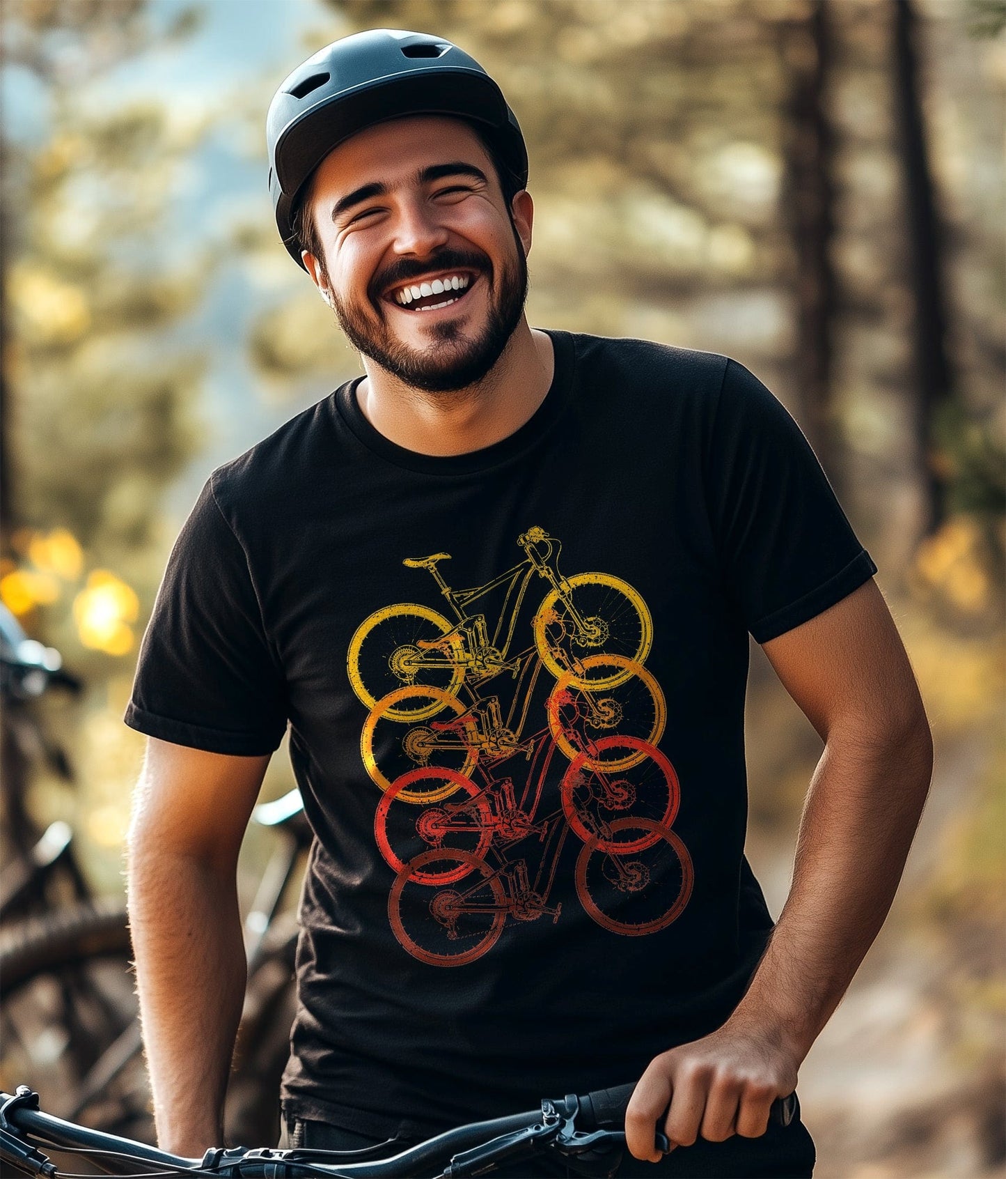 Bike Popart Design T-Shirt