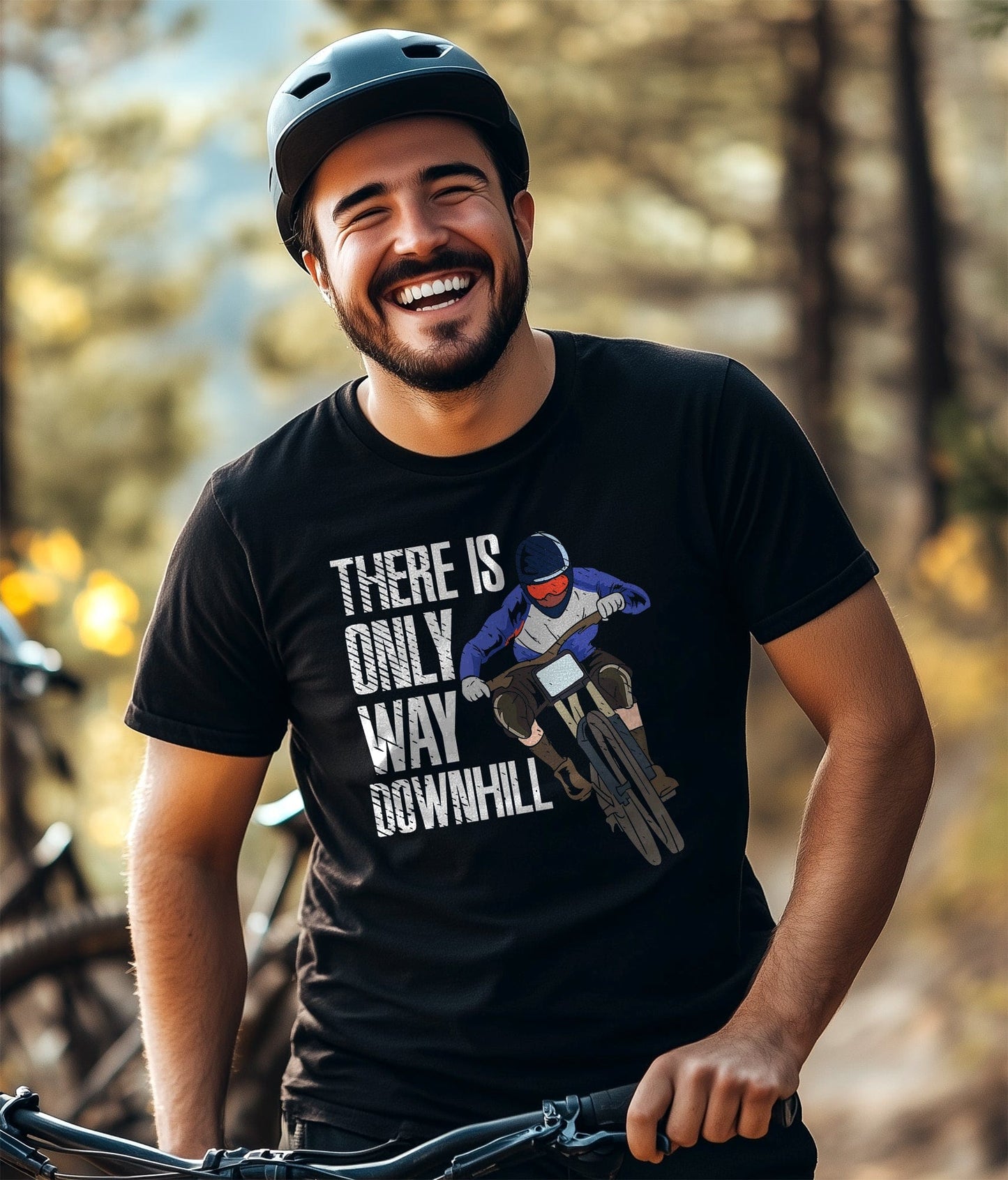 There Is Only One Way Downhill T-shirt