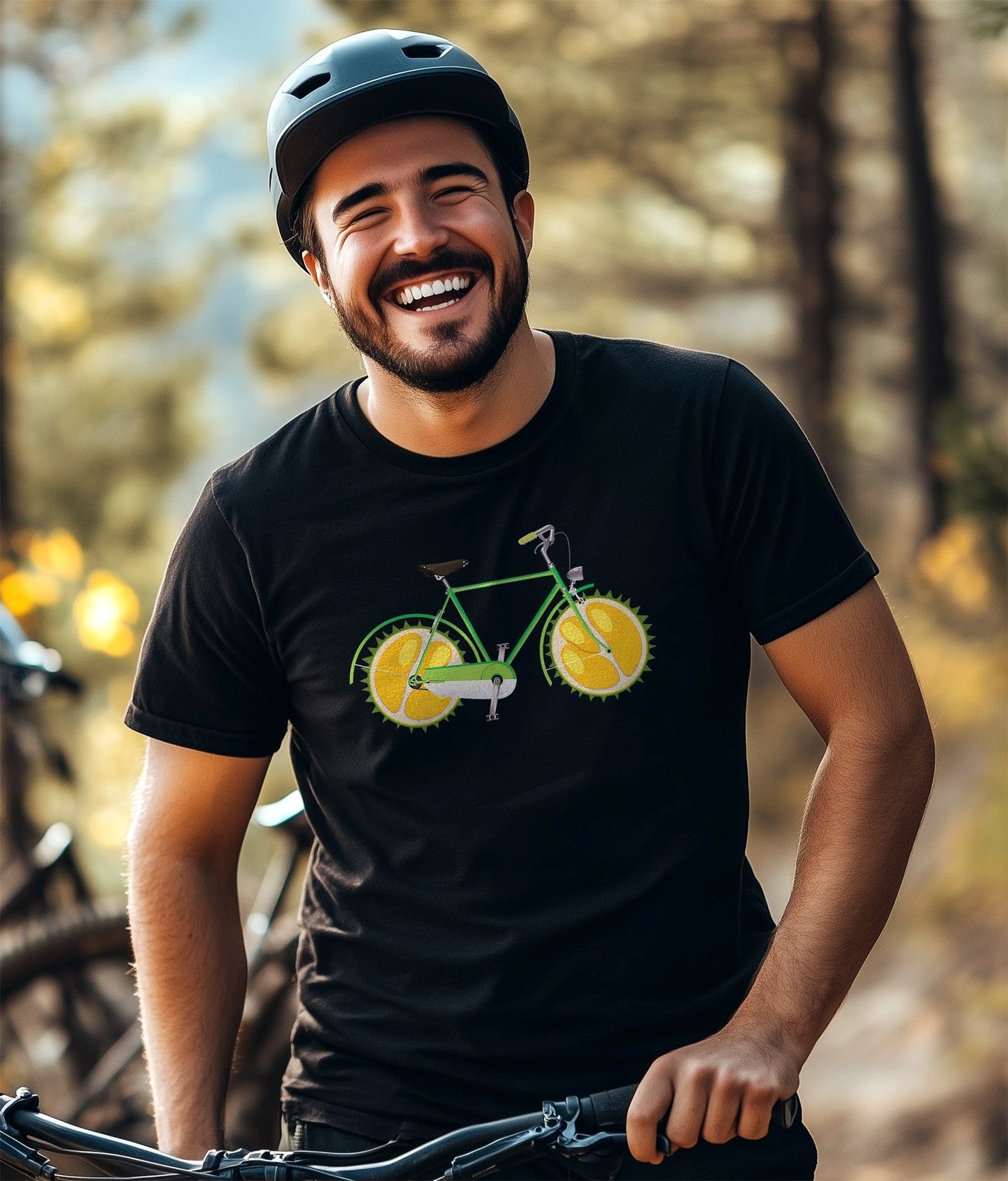 Cycling (178) T-Shirt - Ride into