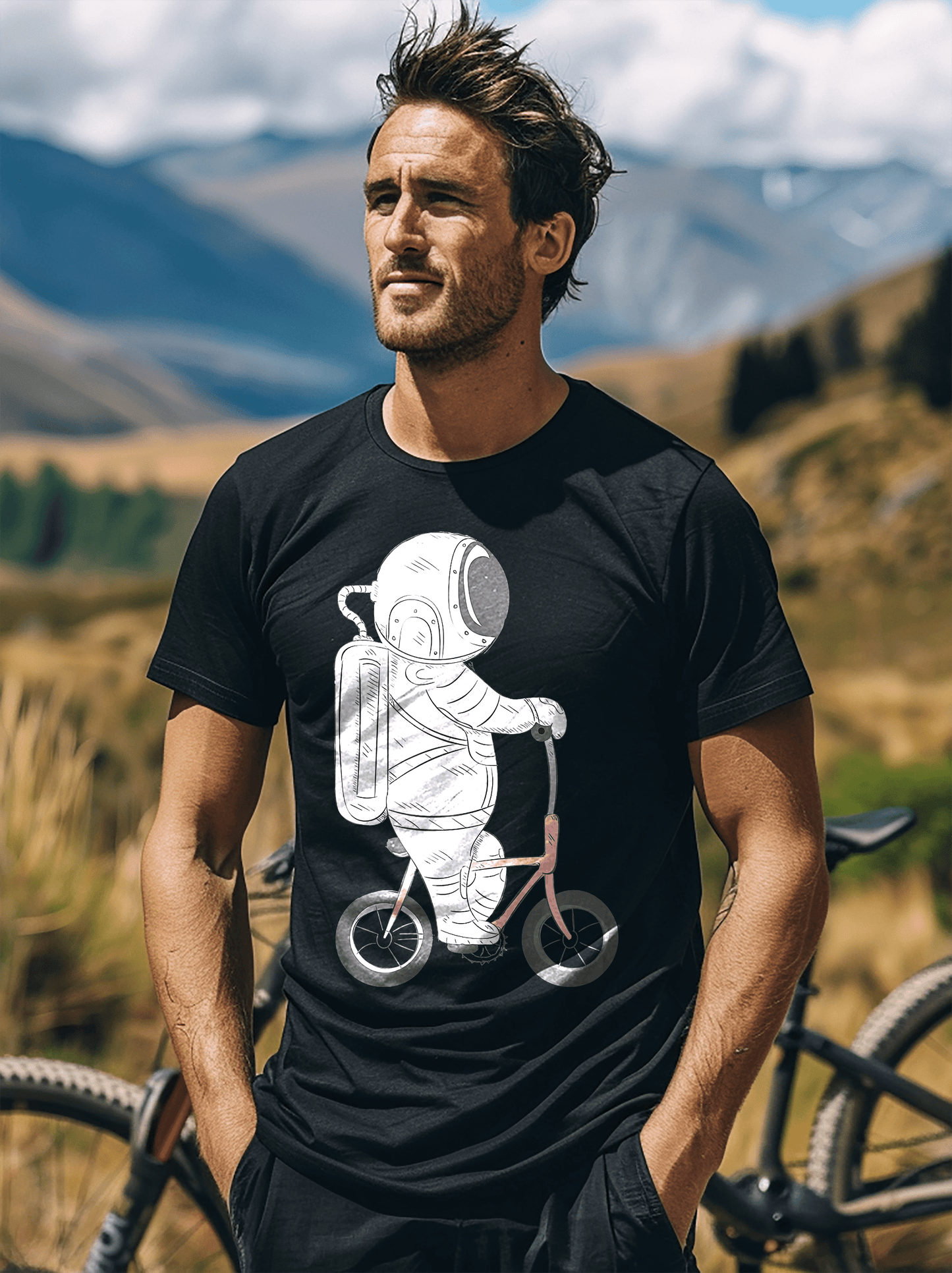 Astro Biker TShirt Out of This