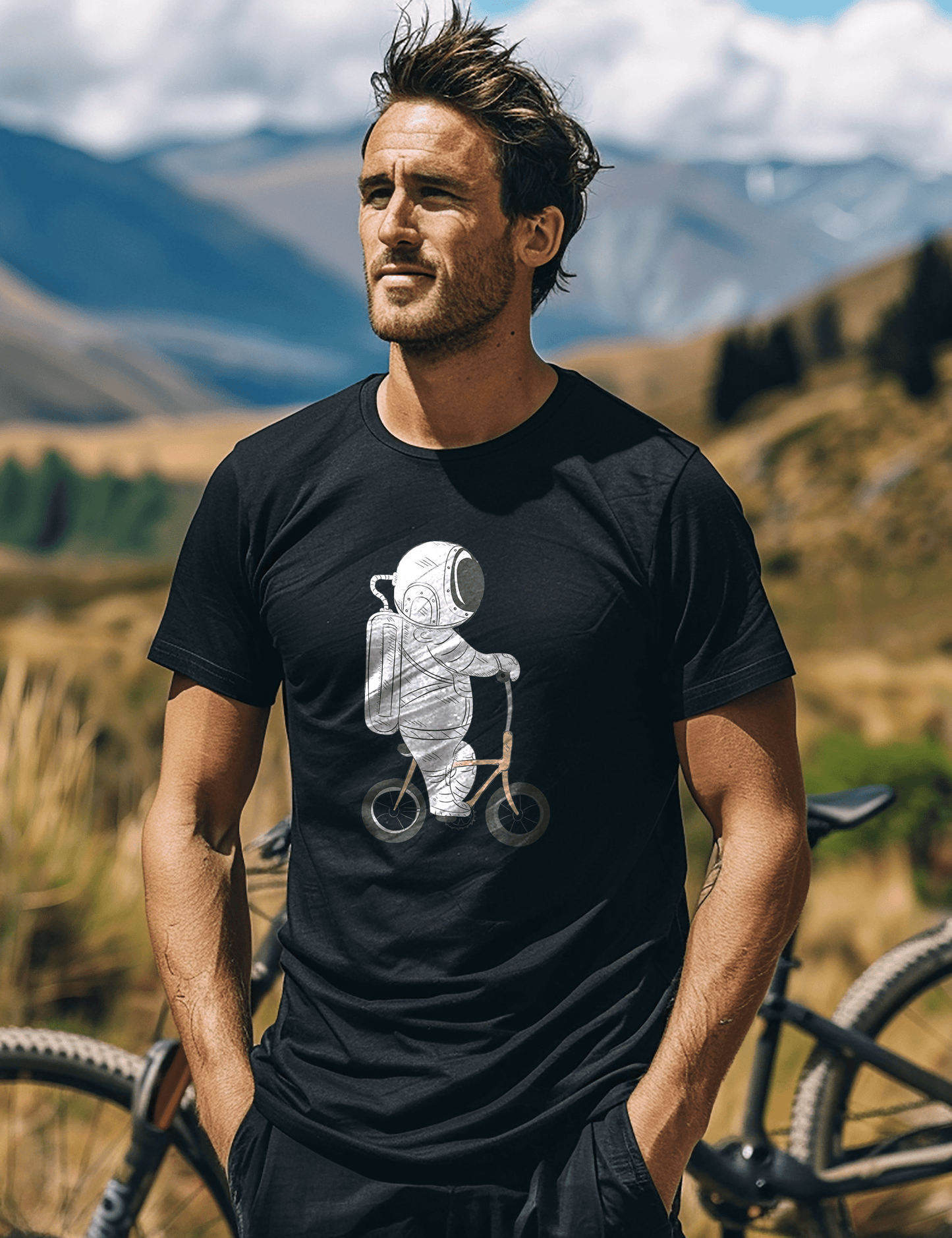 Astro Biker TShirt Out of This
