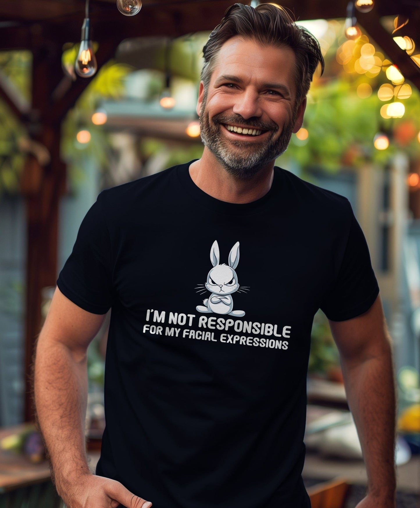 Bunny facial expressions T-shirt