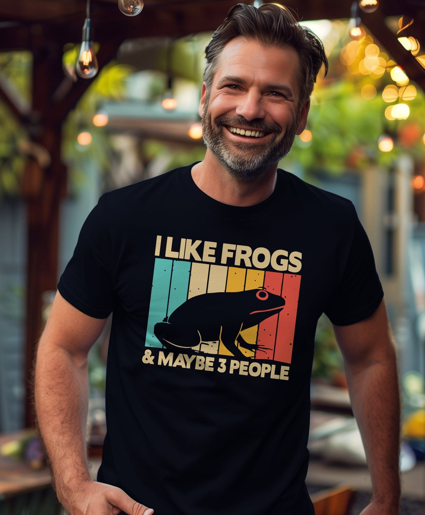 Man I Love Frogs 3 Funny T-Shirt -