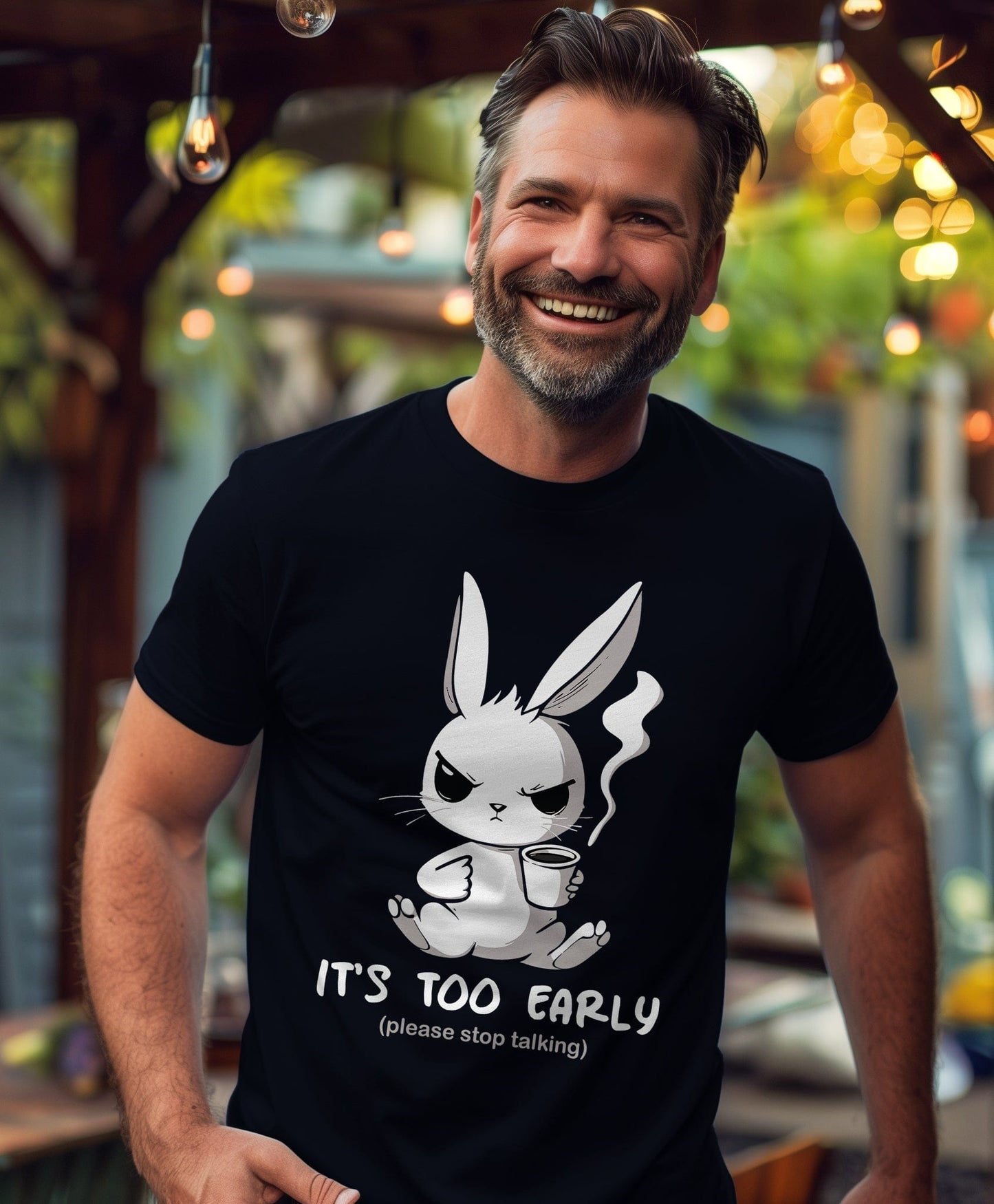 It's Too Early Bunny T-Shirt