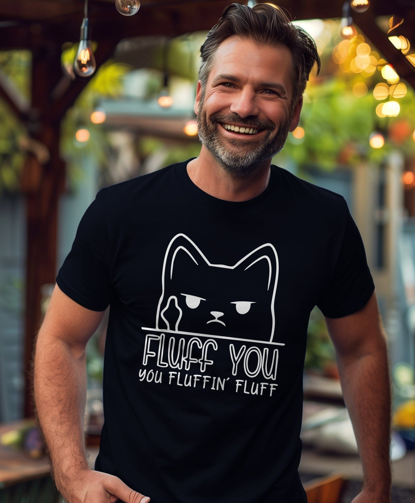 Fluff You Cat 3 T-Shirt - Purr-fectly
