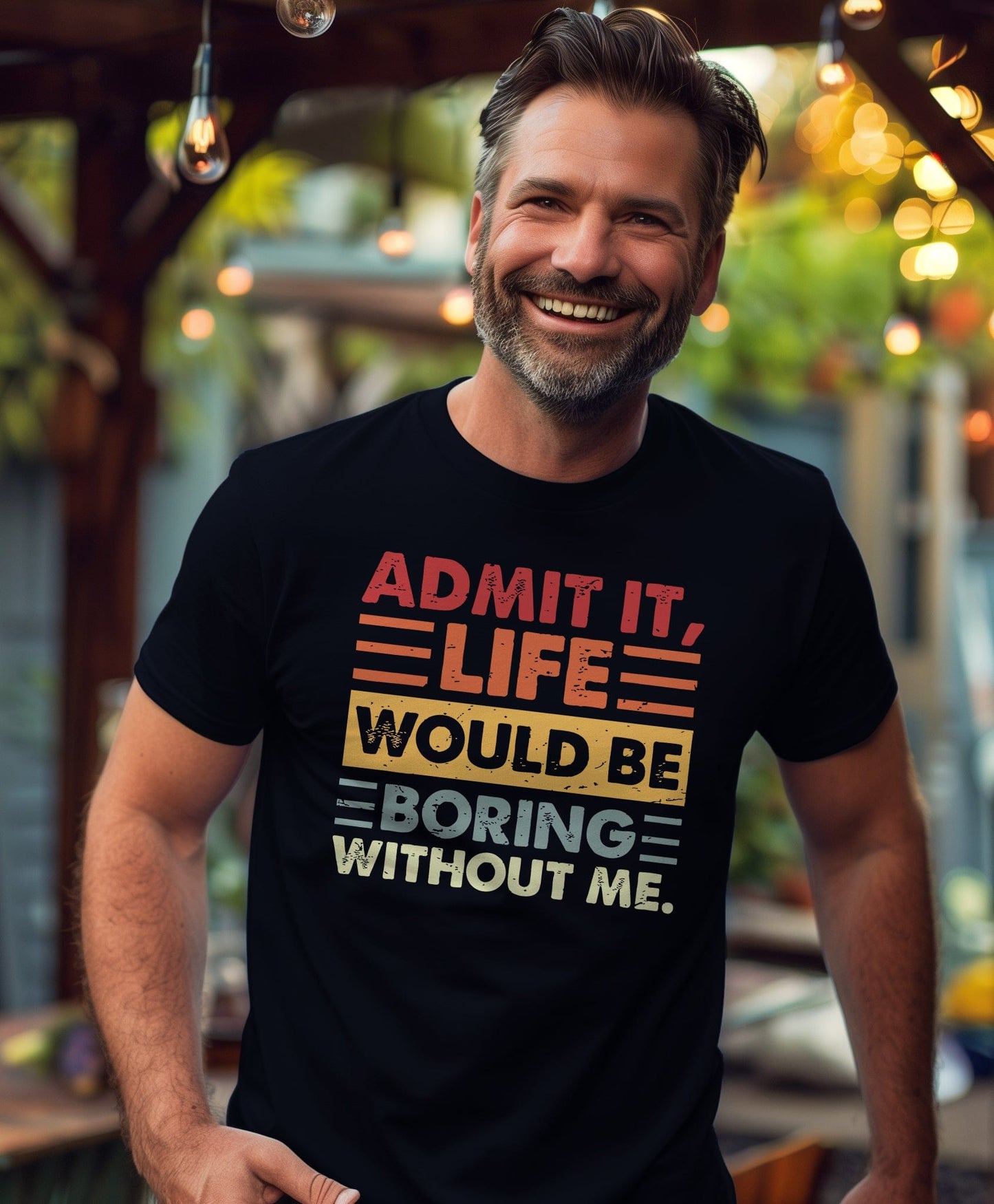 Admit Boring Life 1 T-Shirt