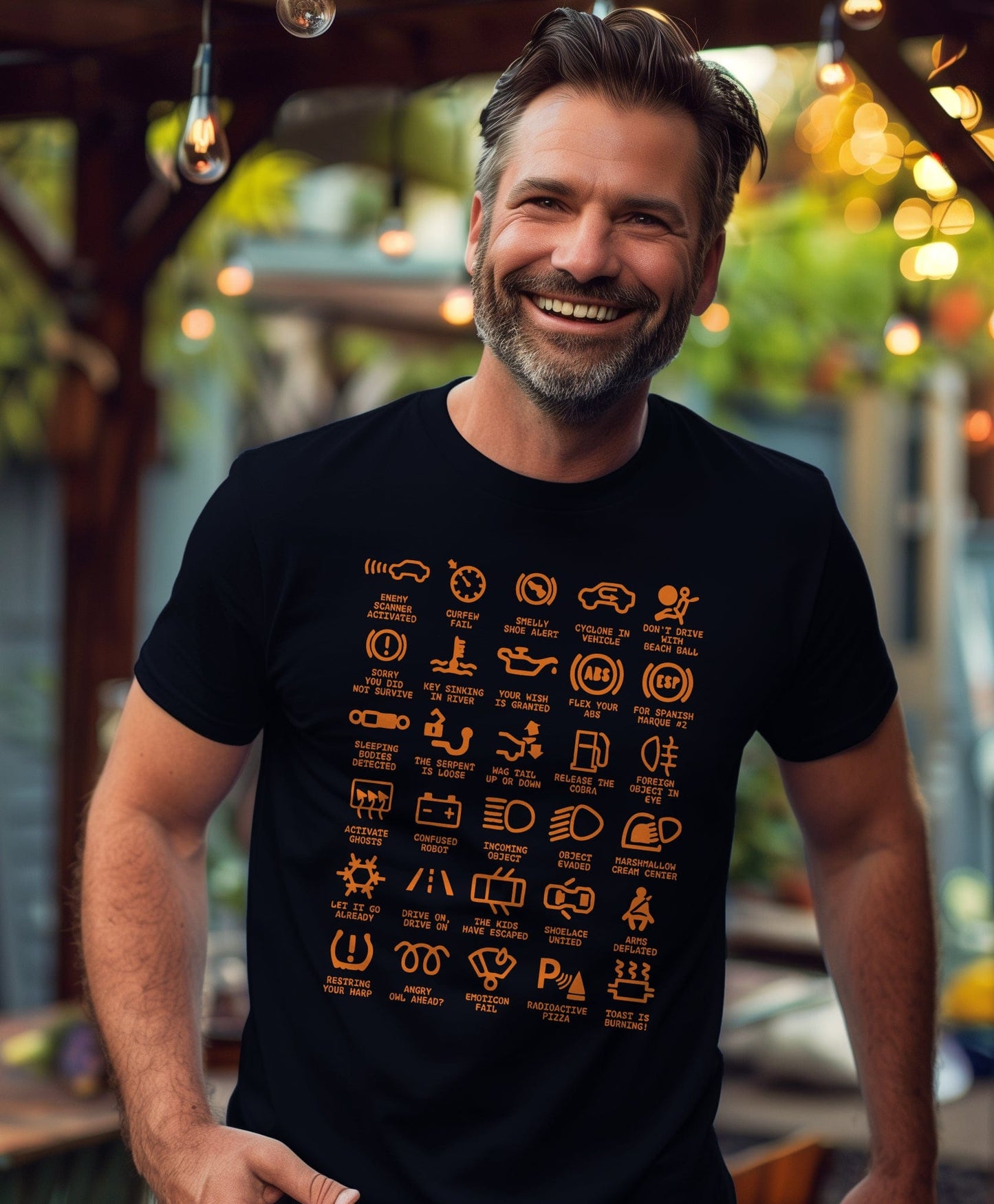 Car Dash Lights T-Shirt - Light Up