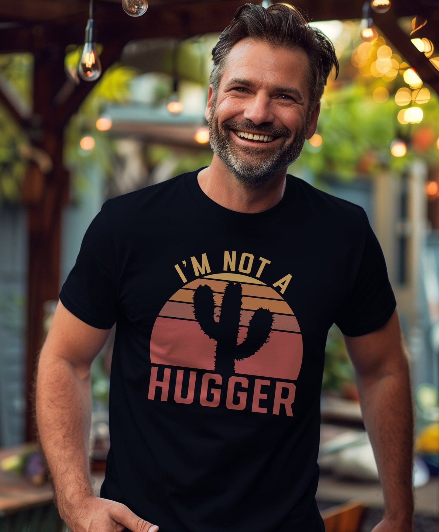 Not a Hugger 2 Cactus T-shirt