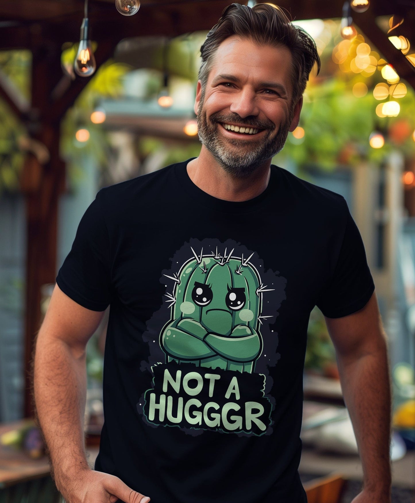 Not a Hugger 4 Cactus T-shirt