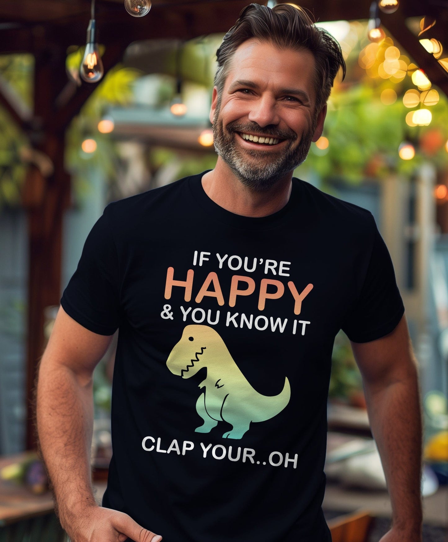 T-Rex Happy 4 T-Shirt