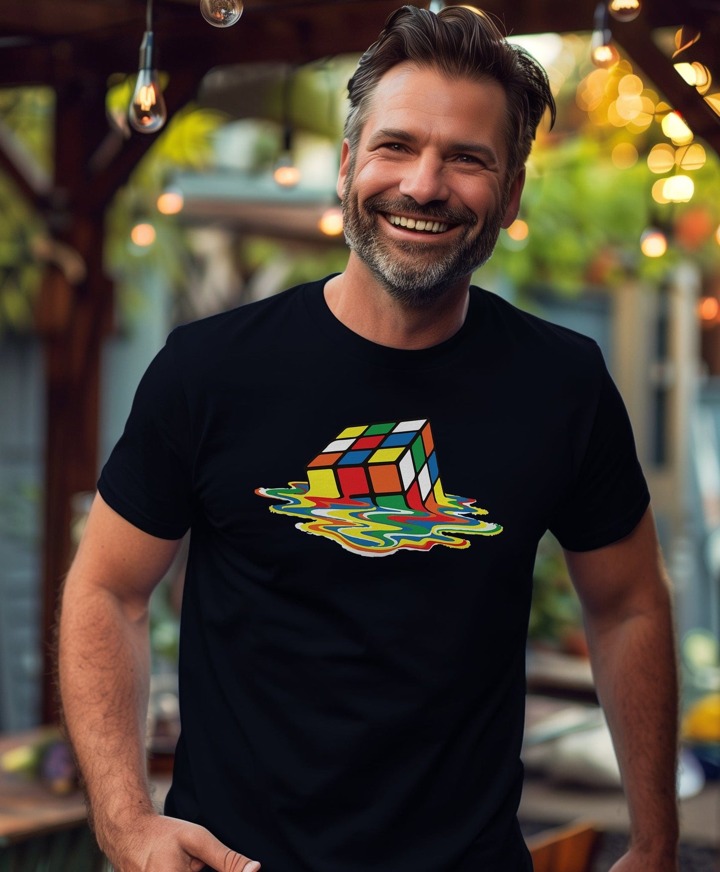Melted Cube T-Shirt - Funny Rubik's