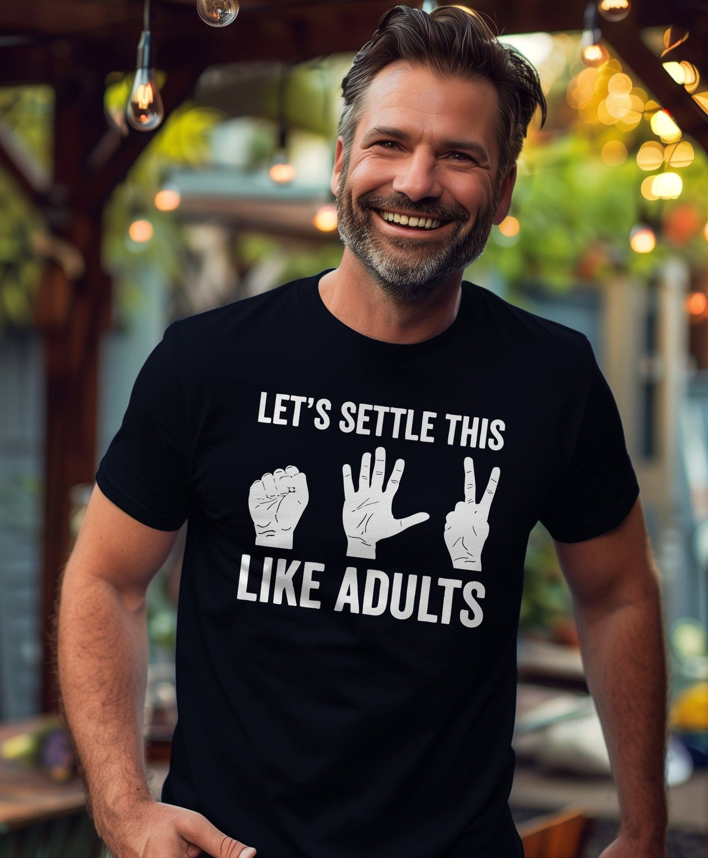 Settle Like Adults 3 T-Shirt - Funny