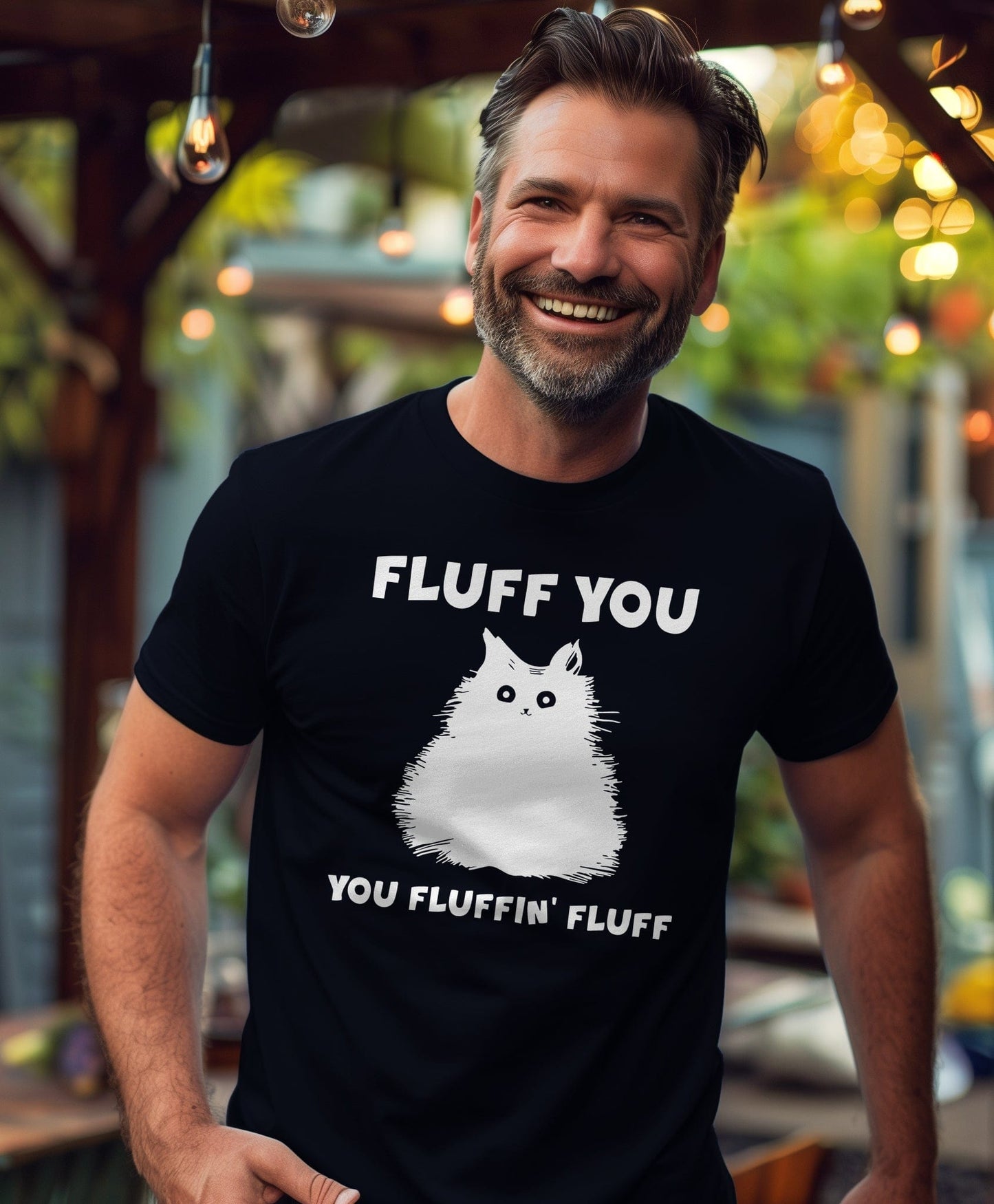 Fluff You Cat 5 T-Shirt - Purr-fectly