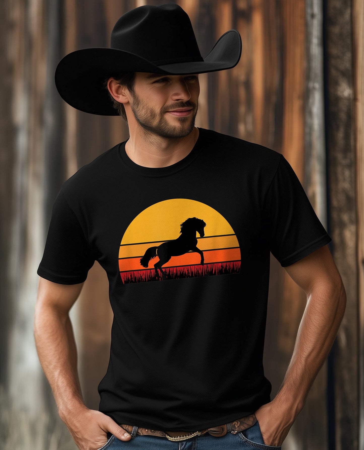 Galloping into Fun: Horse Equestrian T-shirt