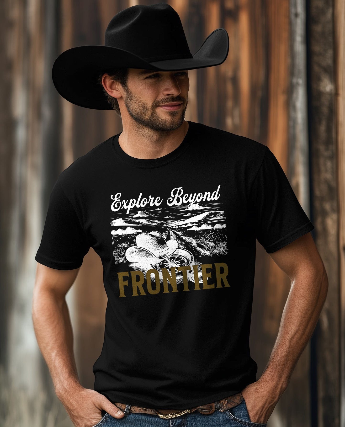 Explore Beyond Cowboy T-Shirt