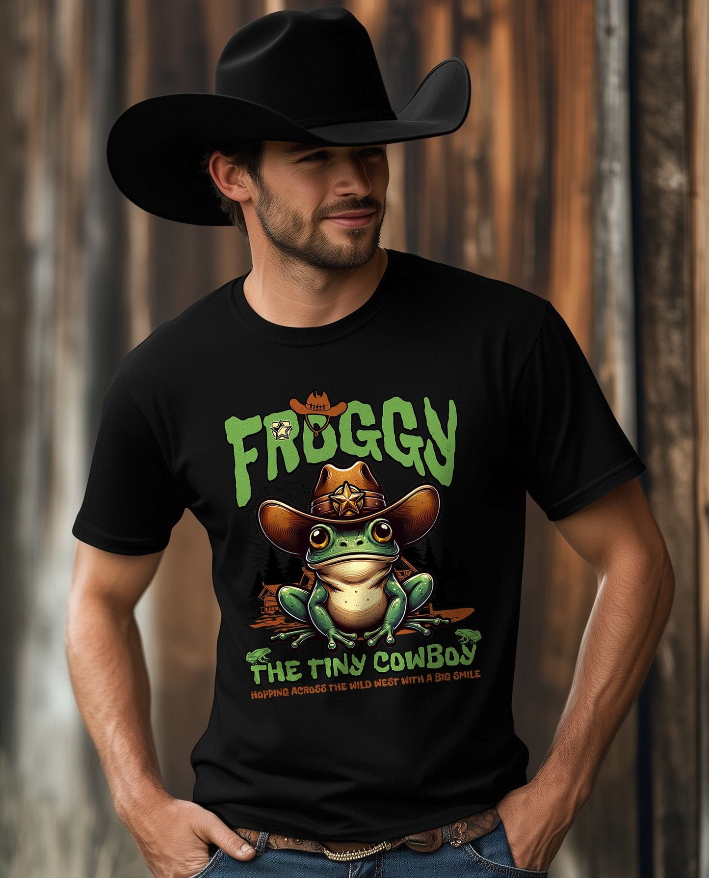 Froggy Sheriff T-Shirt - Hop into the