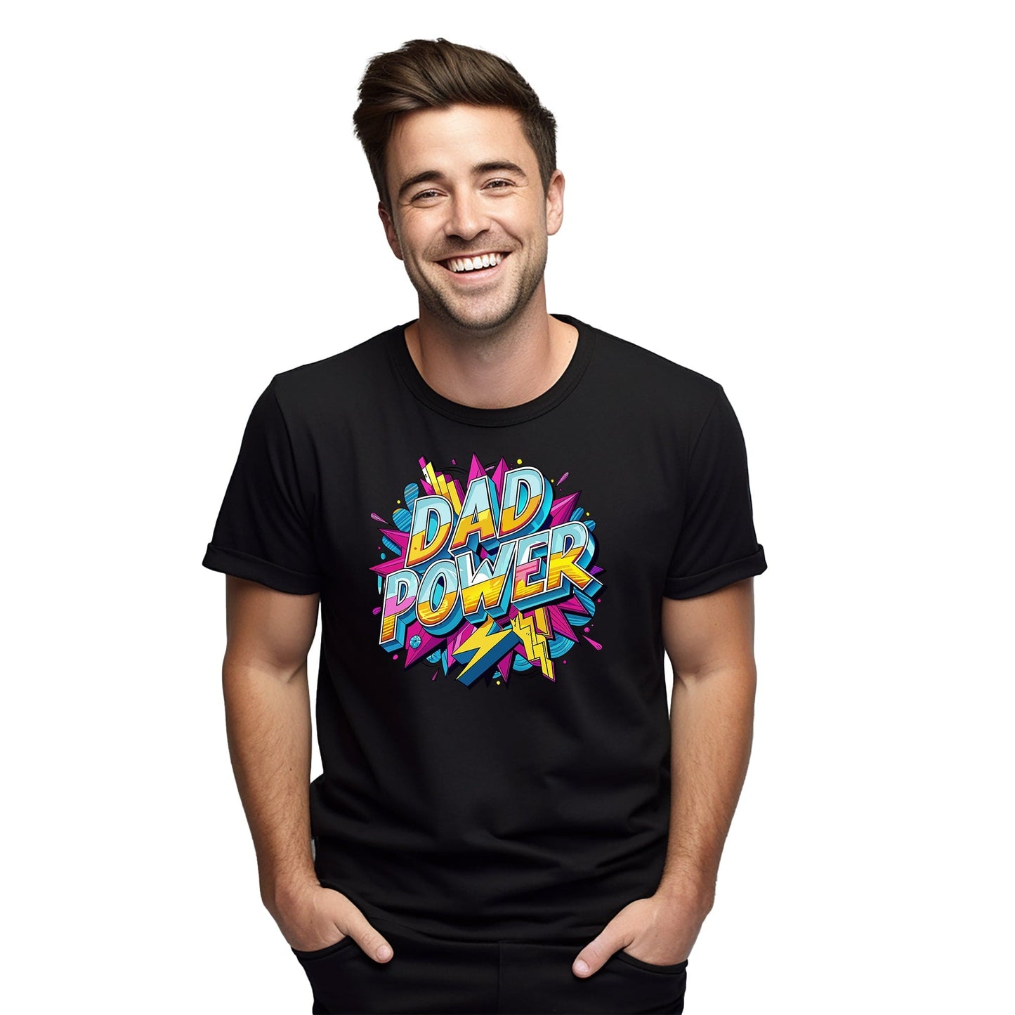 Retro Dad Power TShirt Channel