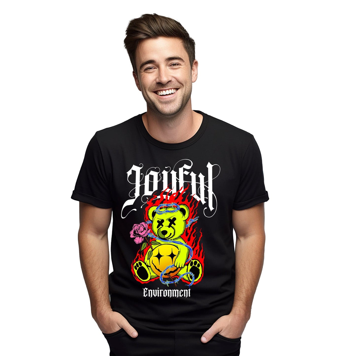 Bearstreet214 TShirt Hug Life