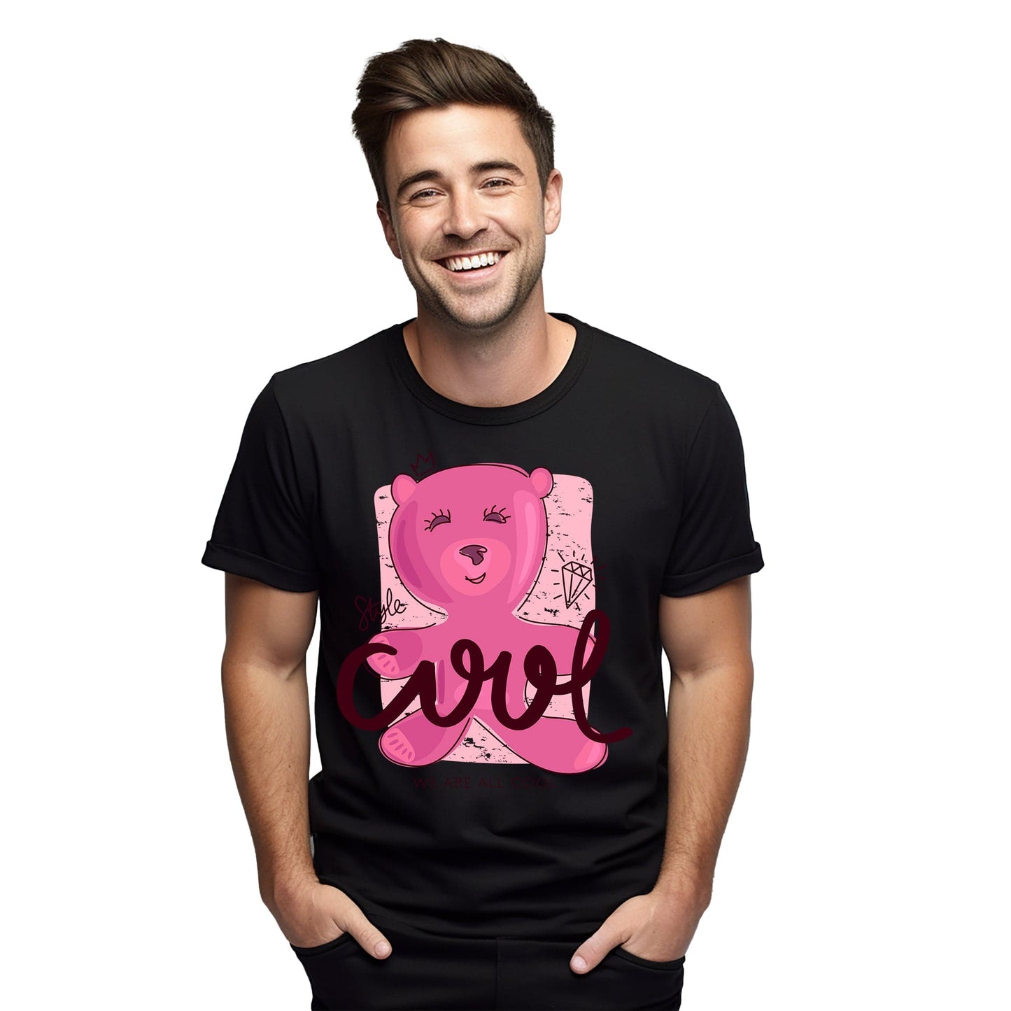 Bearstreet260 TShirt Pink Teddy