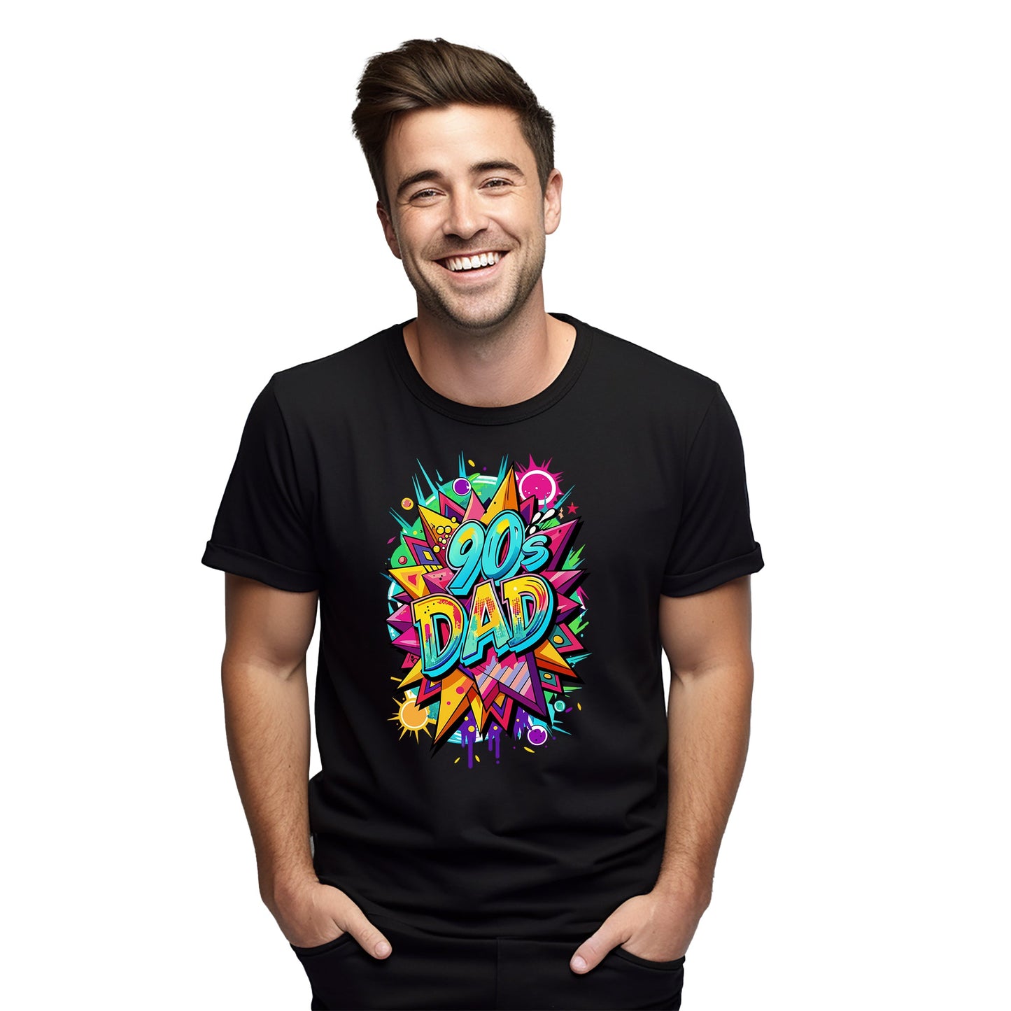 Rocking the 90's Dad Vibe Tee for