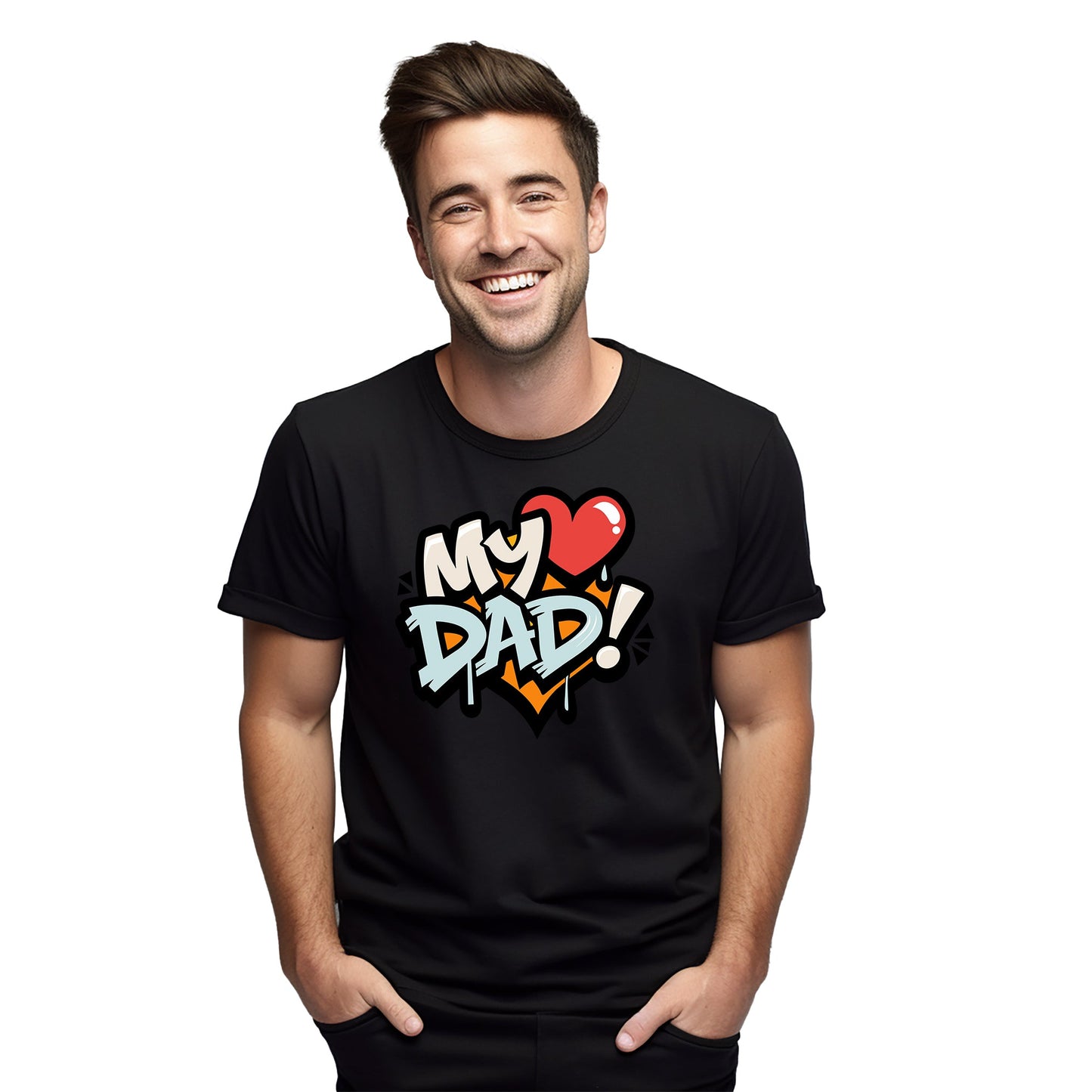 My Heart Dad Father's Day TShirt