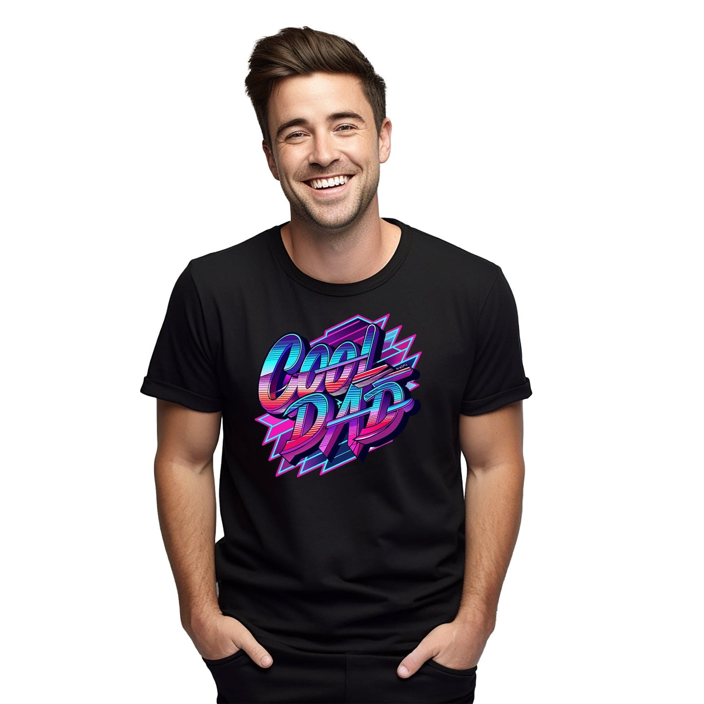 Cool Dad Retro Funny TShirt for