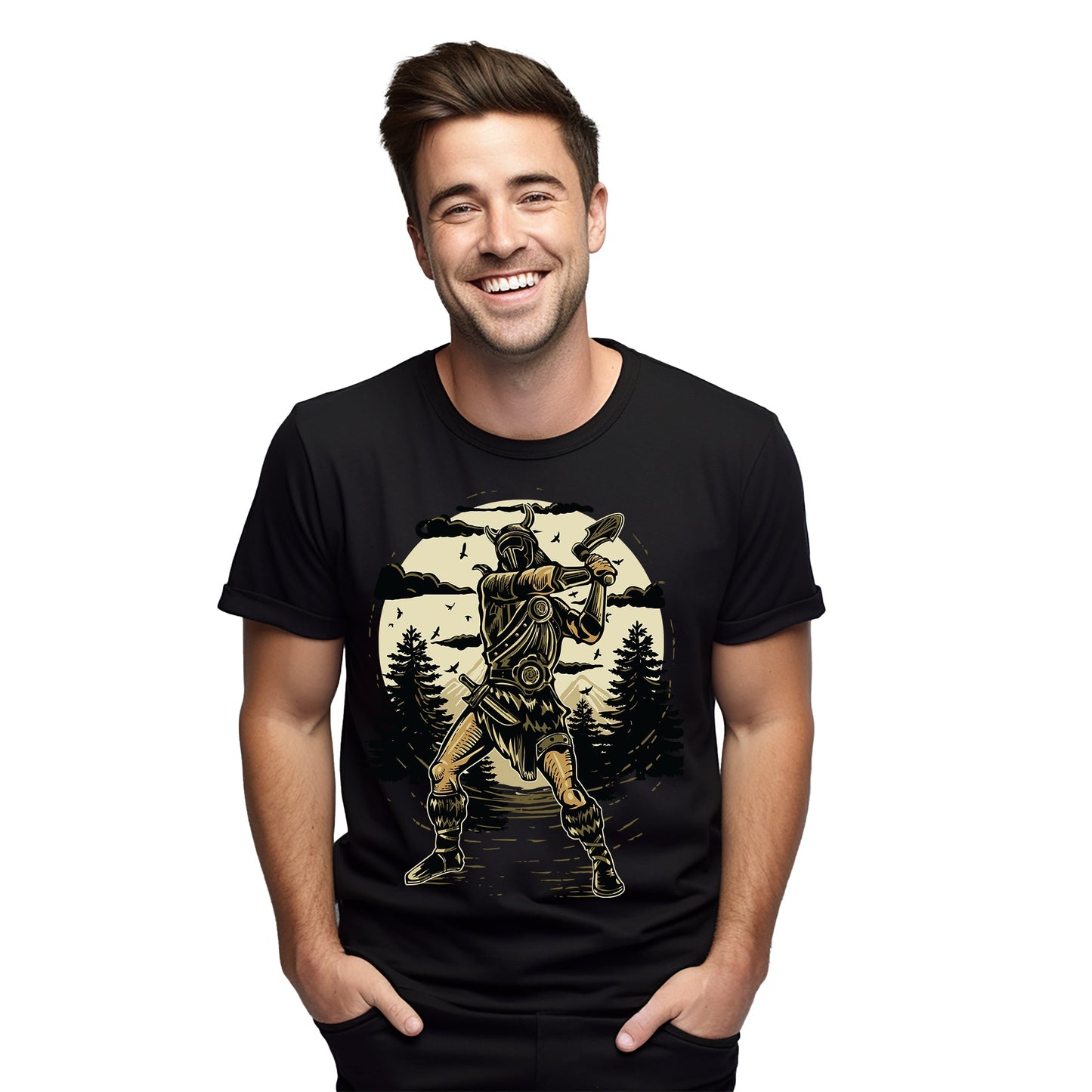 Viking Swing Axe Unleash T-Shirt
