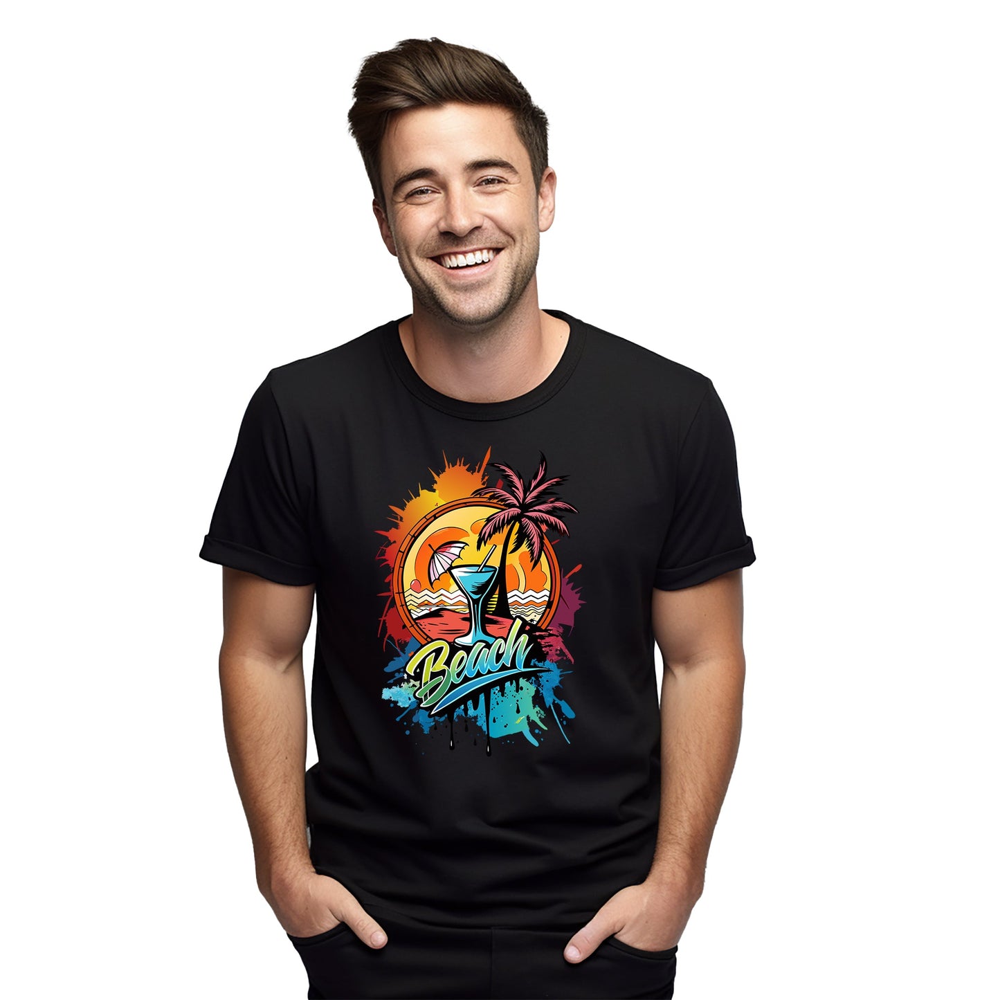 Summer_45 Vibes TShirt: Channeling