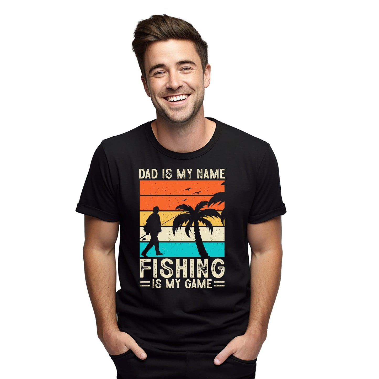 Dad Fishing Legend at 50 T-Shirt