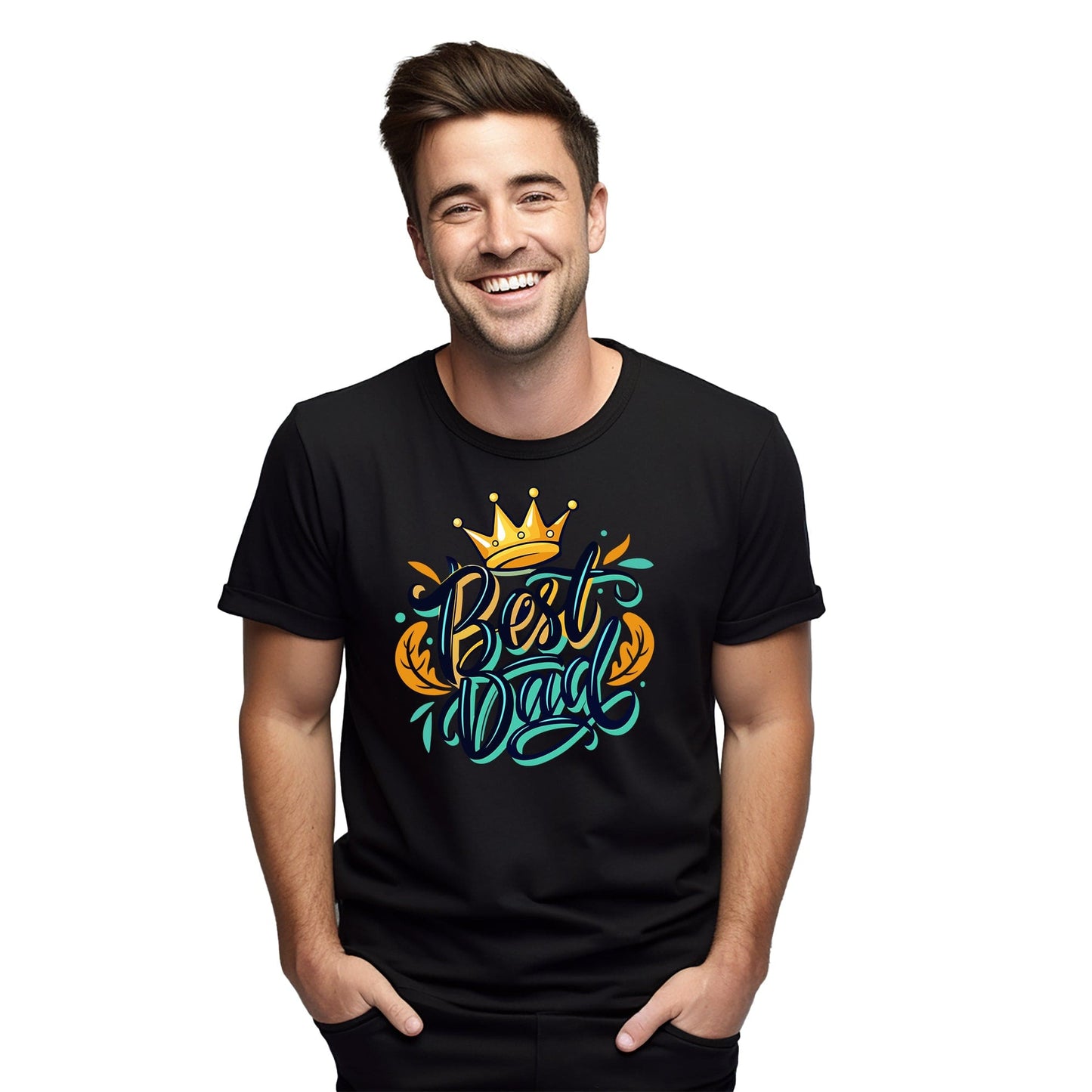 Best Dad Crown TShirt ÔøΩÔøΩÔøΩ Funny