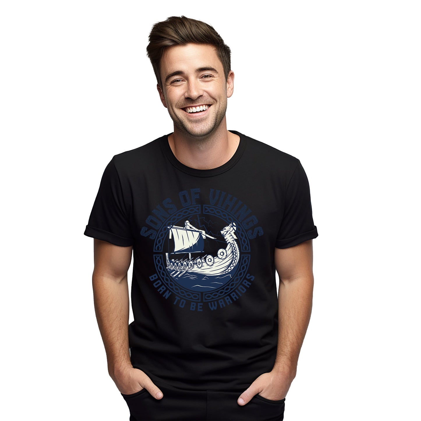 Sons Of Vikings Born Warriors T-Shirt