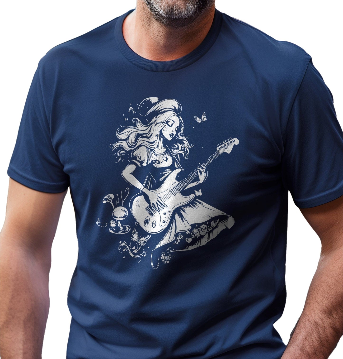 Alice in Wonder Guitar T-Shirt