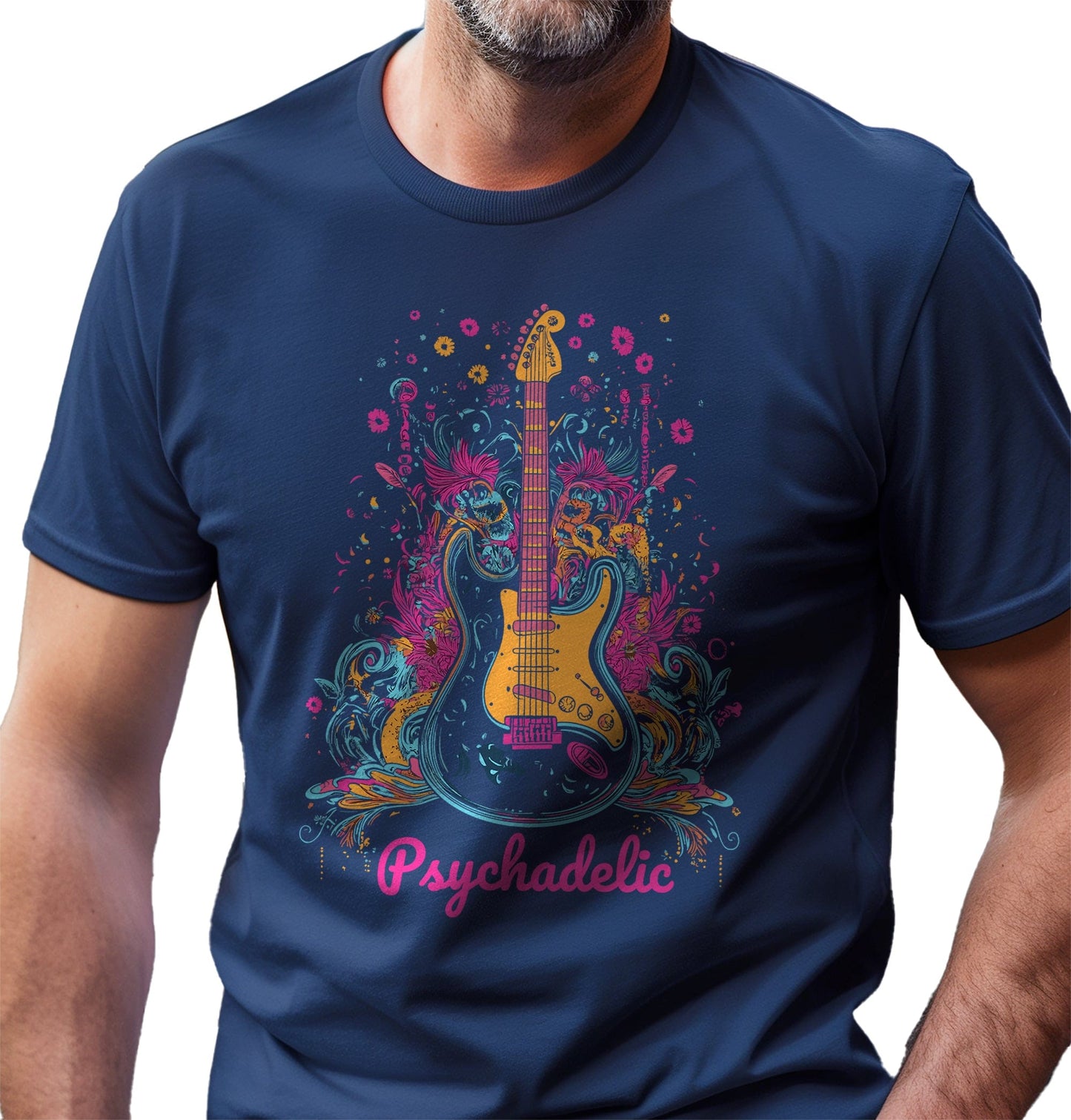 Psychedelic Guitar T-shirt