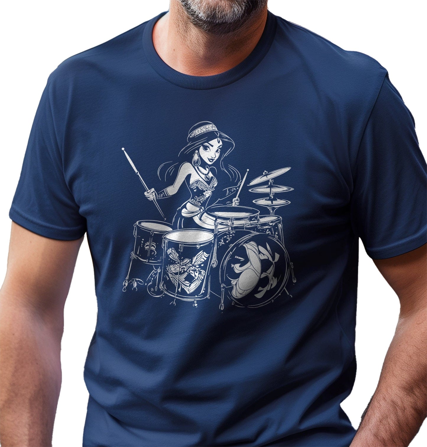 Princess Jasmine Drummer t-shirt