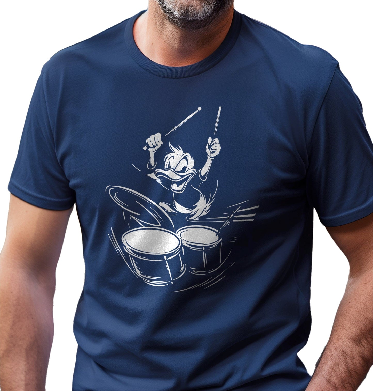 Quacking Beats: Duck Drummer T-Shirt -