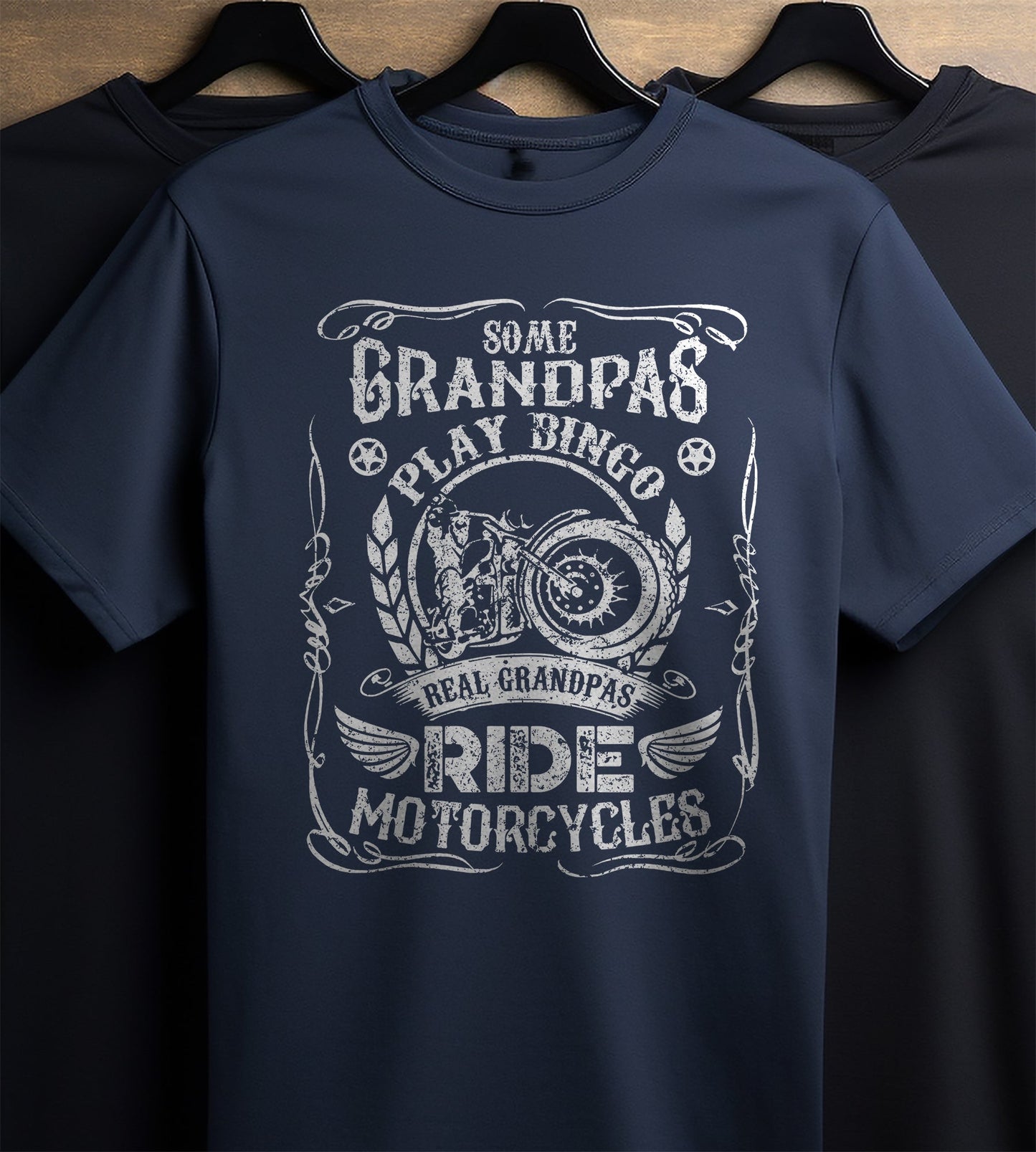 This Grandpa Rides Motorcycles T-shirt