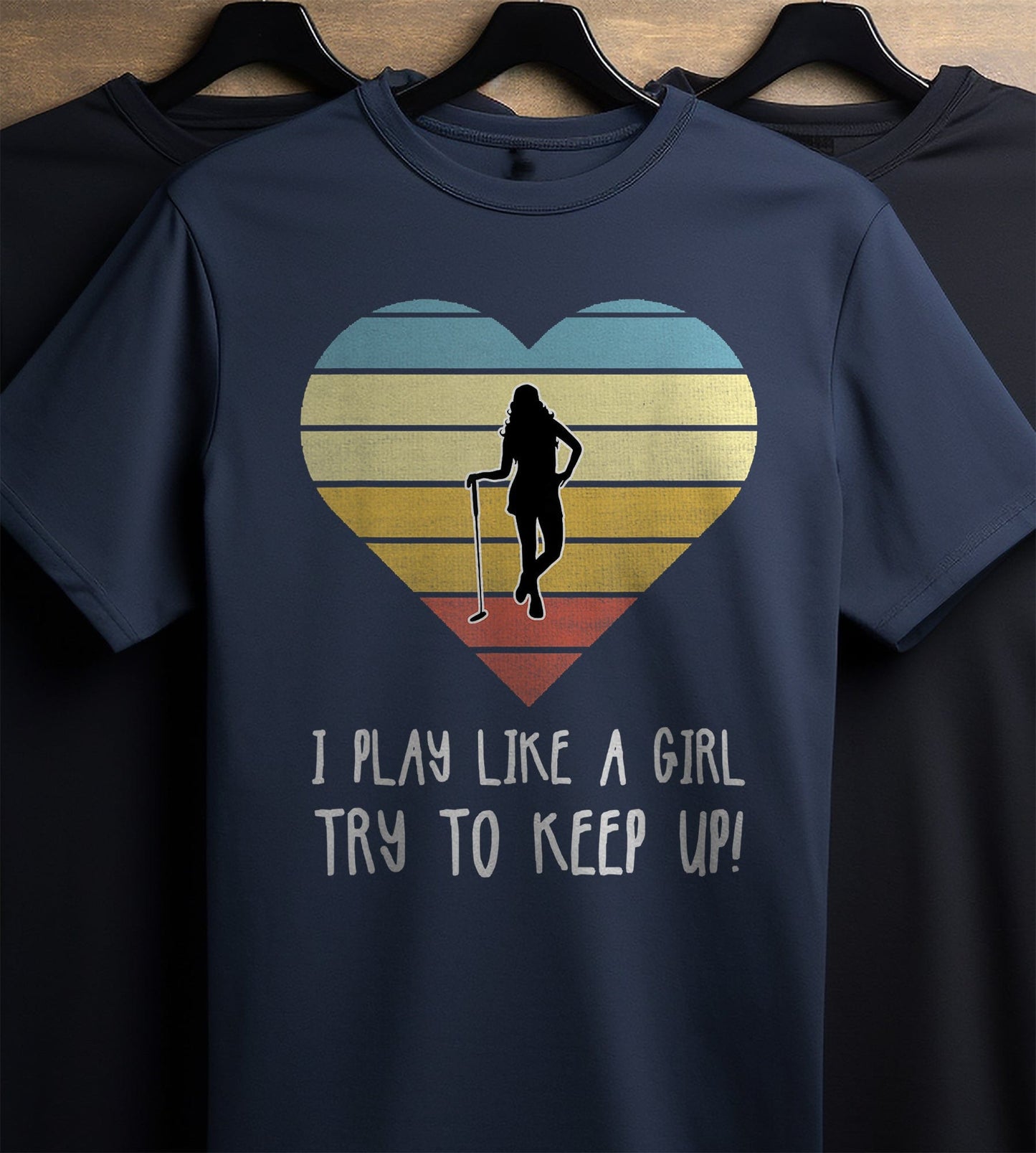 Girls Golf Gift T-Shirt Swing