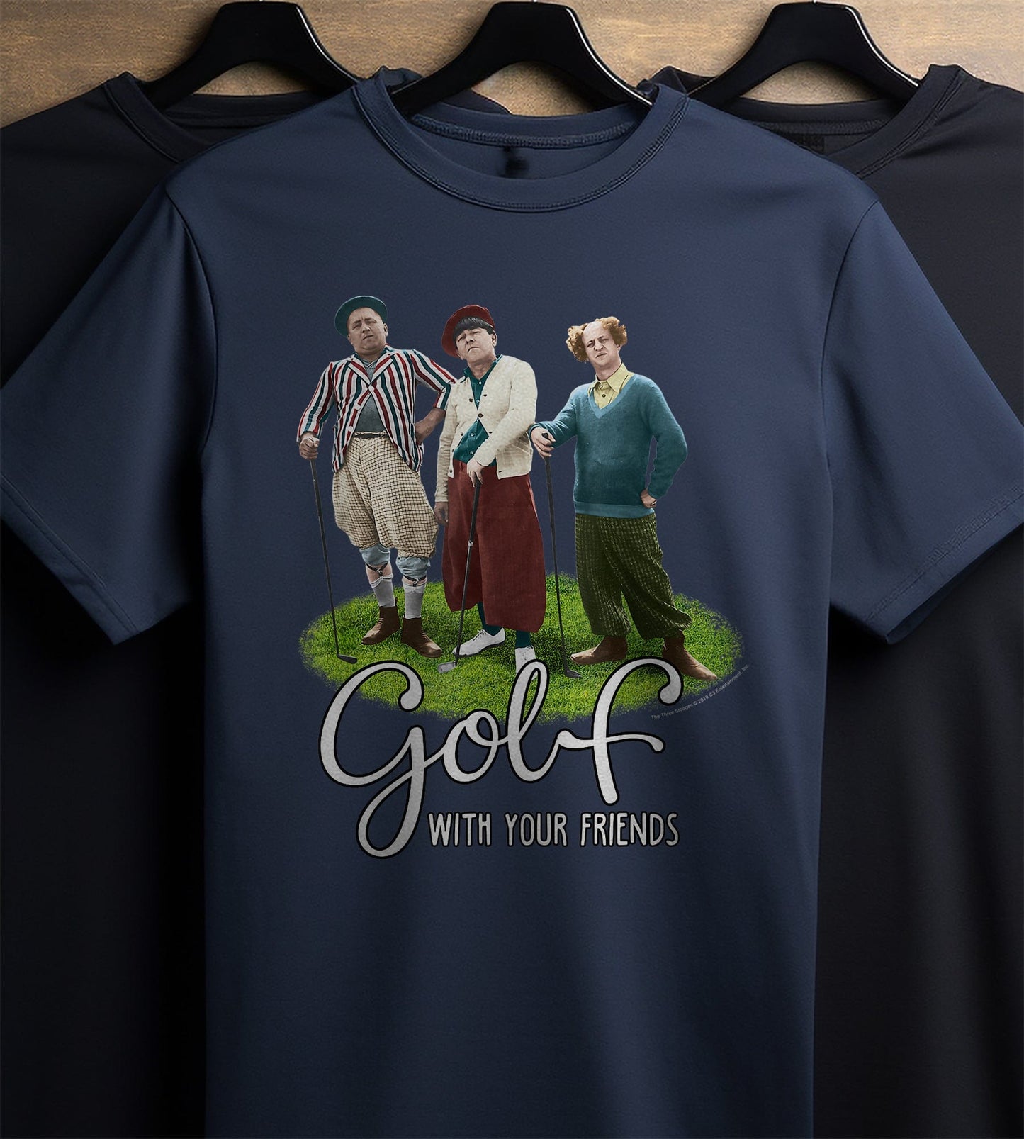 TTS - The Three Stooges Golf with your Friends t-shirt