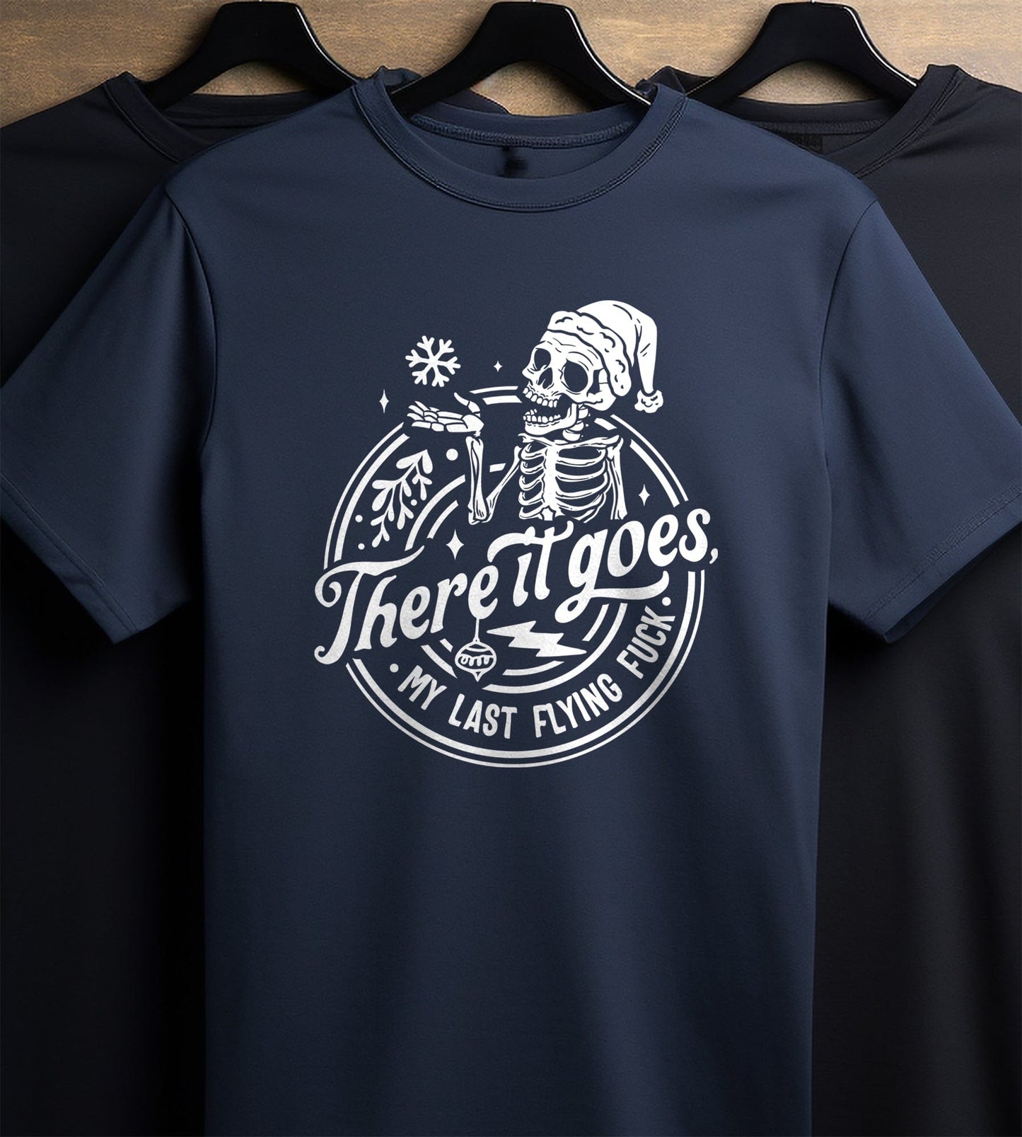 There It Goes Skeleton T-Shirt Style001