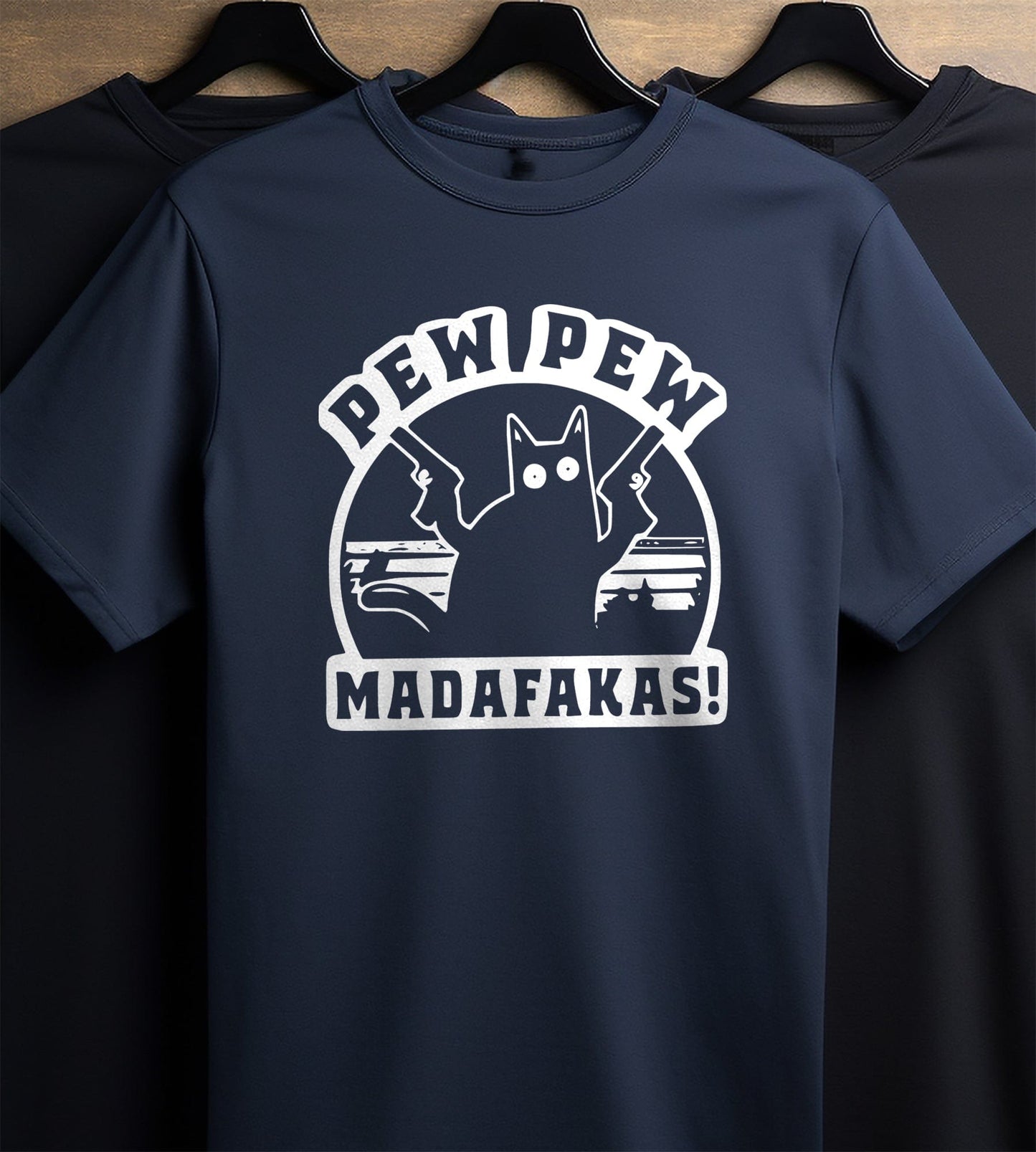 Pew Madafakas 1 Cat T-shirt